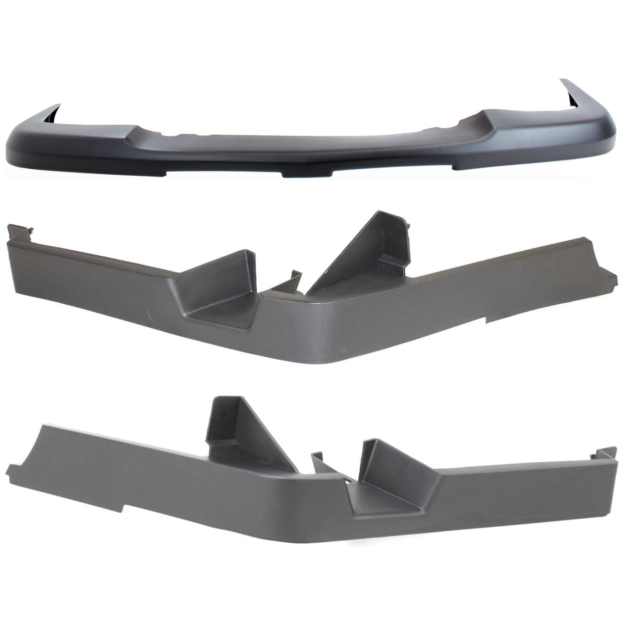 AM AVALANCHE 1500-02-06 SILVERADO 1500-04-06 FRONT BUMPER COVER Upper 3 pc kit Textured with Bumper Trim SKU KIT 071824 C601 Partslink GM1051110 GM1089169 GM1088169 OEM 15139805-15102065-15188701