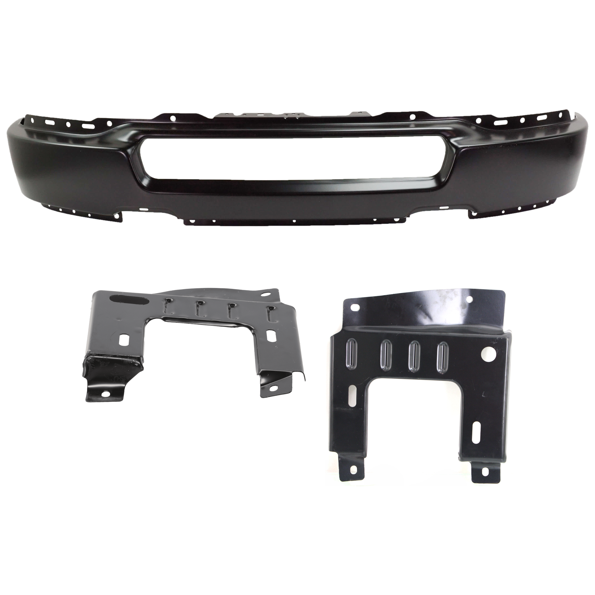 AM F 150-04-06 FRONT BUMPER 3 pc kit Face Bar Paint to Match with Bumper Bracket SKU KIT 071824 C637 Partslink FO1002389 FO1066159 FO1067159 OEM 4L3Z17757EA 4L3Z17B985AA 4L3Z1