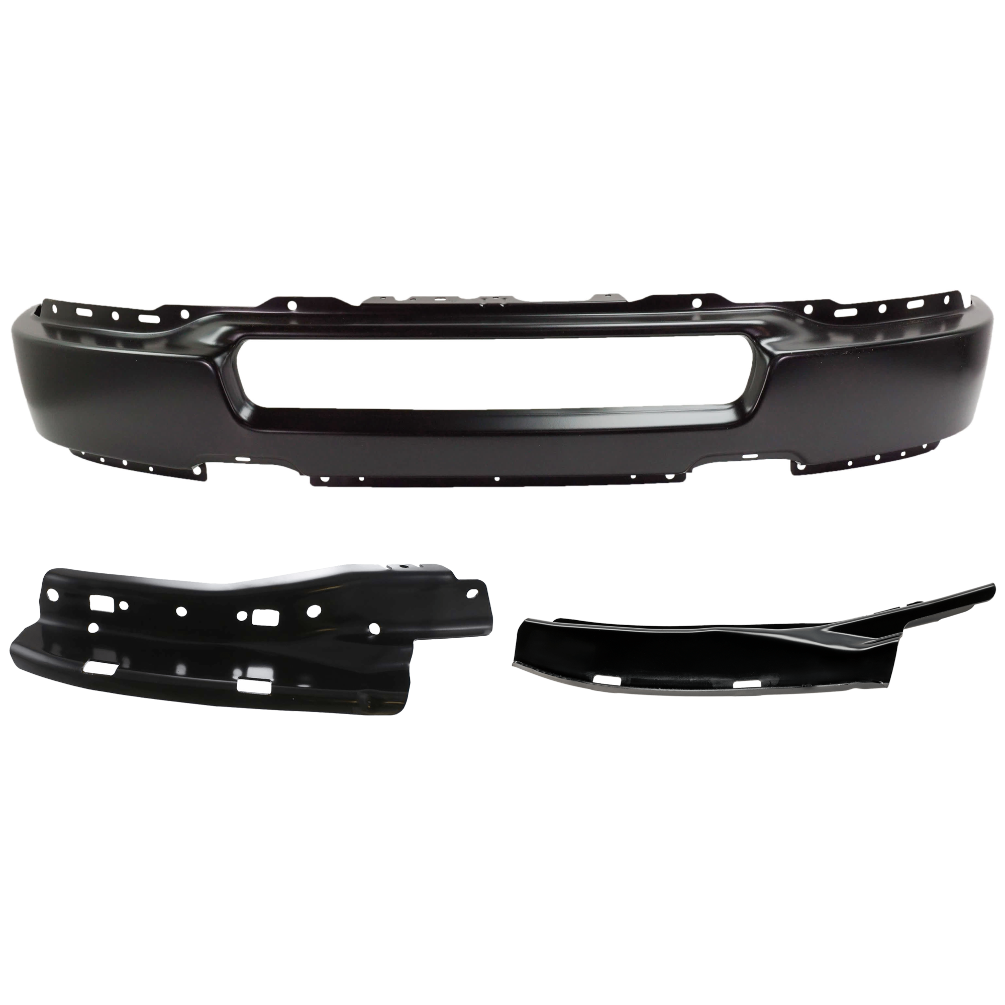 AM F 150-04-06 FRONT BUMPER 3 pc kit Face Bar Paint to Match with Bumper Bracket SKU KIT 071824 C638 Partslink FO1002389 FO1066161 FO1067161 OEM 4L3Z17757EA 4L3Z17753AA 4L3Z17