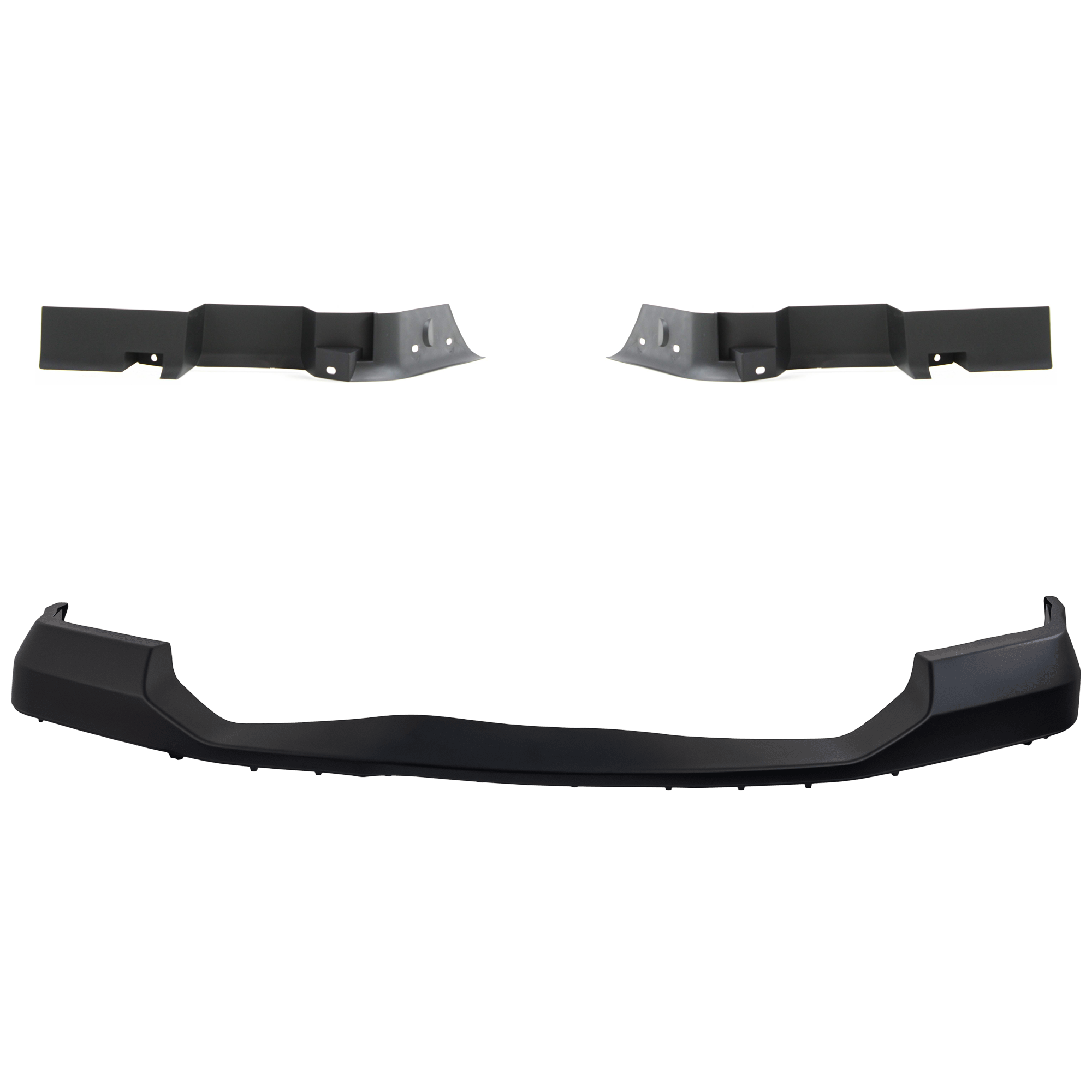 AM F SERIES SUPER DUTY 06-07 FRONT BUMPER COVER 3 pc kit Textured w Absorber with Bumper Trim SKU KIT 071824 C647 Partslink FO1000607 FO1089119 FO1088119 OEM 6C3Z17D957AA F81Z17A861AA F81Z