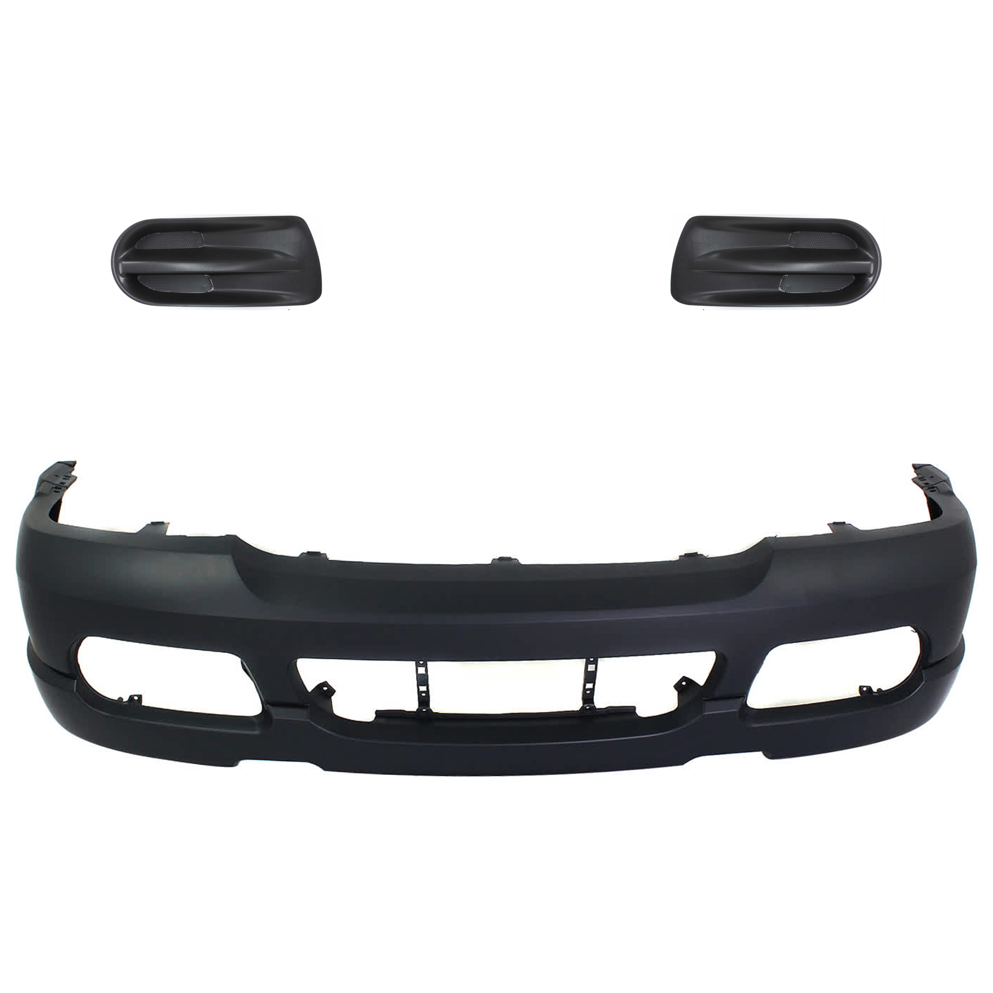 AM EXPLORER 02-05 FRONT BUMPER COVER 3 pc kit Primed with Fog Light Cover SKU KIT 071824 C662 Partslink FO1000496 FO1036104 FO1036103 OEM 2L2Z17D957SAPTM 1L2Z17K946CAA