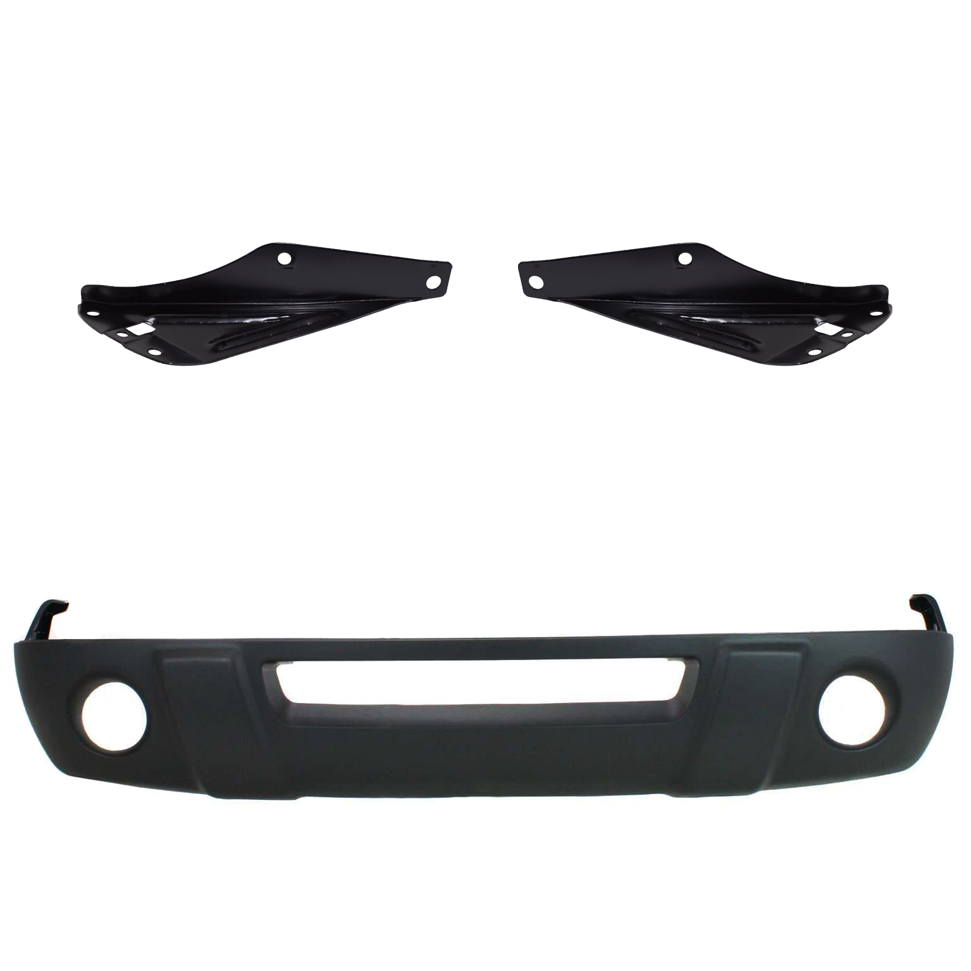 AM RANGER 01-03 FRONT VALANCE 3 pc kit Panel Plastic Textured with Bumper Bracket SKU KIT 071824 C666 Partslink FO1095191 FO1066144 FO1067144 OEM 1L5Z17626DAA 1L5Z17752AB 1L5Z1
