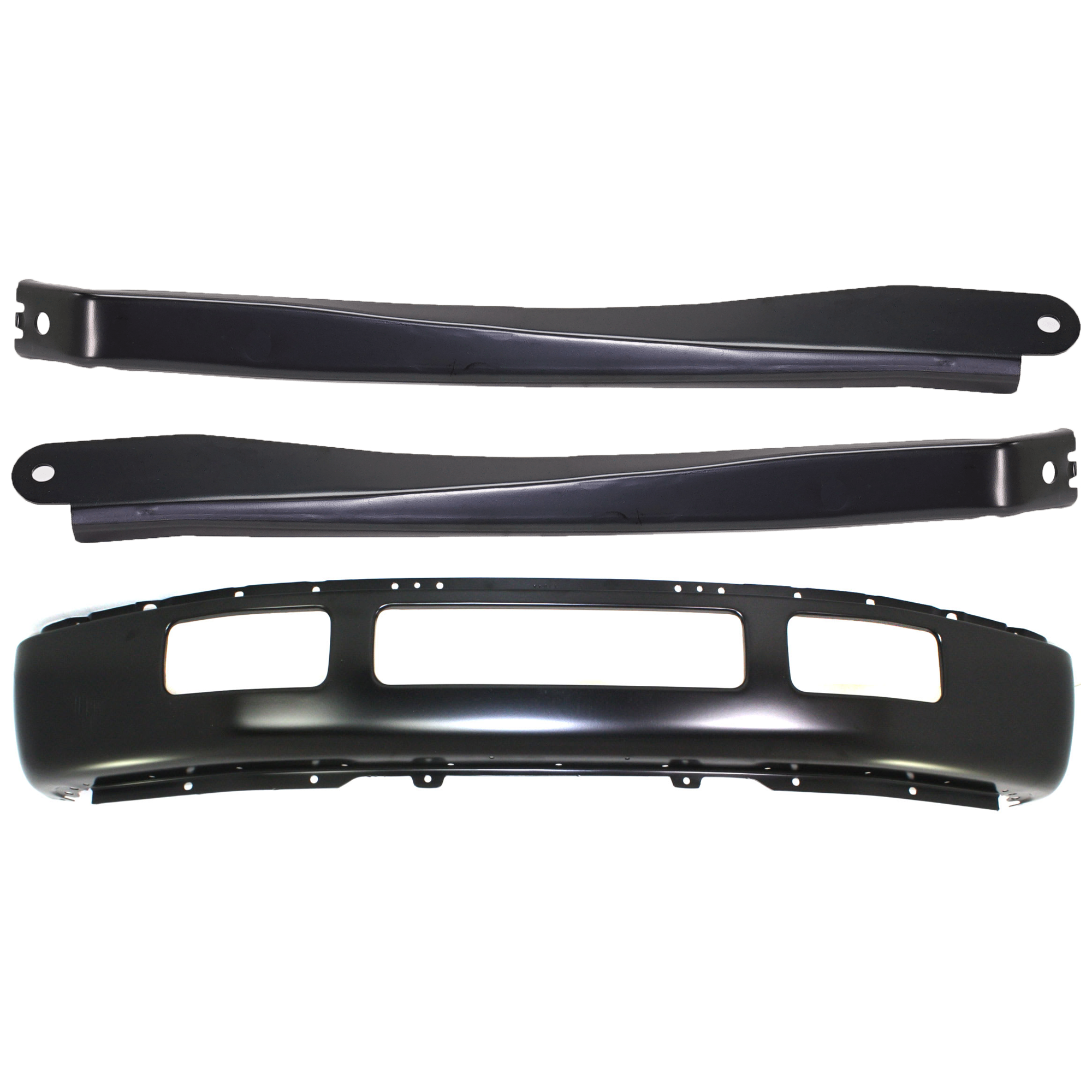 AM F 450 F 550 SUPER DUTY 05-07 FRONT BUMPER 3 pc kit Face Bar Paint to Match with Bumper Bracket SKU KIT 071824 C727 Partslink FO1002397 FO1067164 FO1066164 OEM 5C3Z17757EAA 5C3Z17754AA 5C3Z1