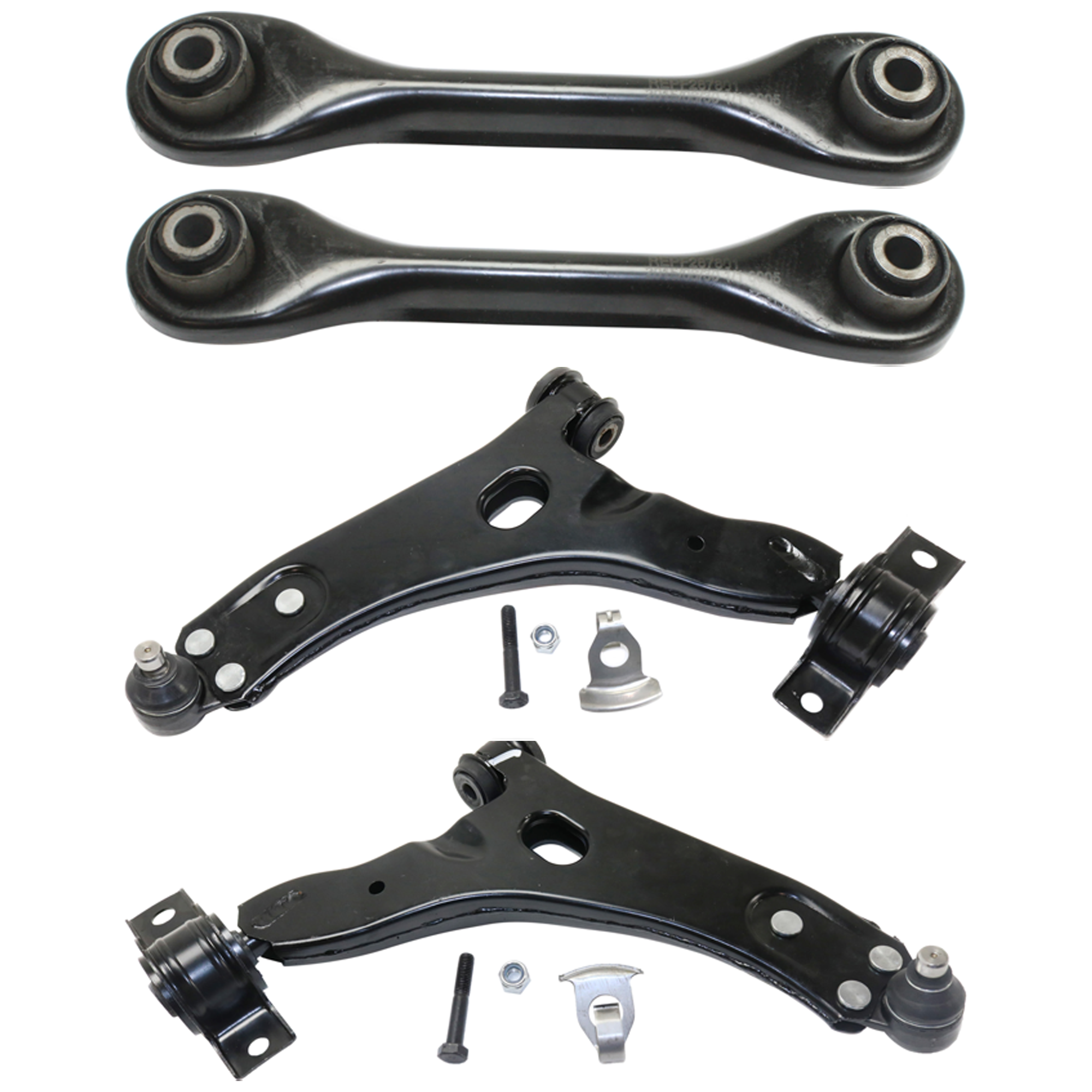 AM FOCUS 00-04 FRONT CONTROL ARM RH AND LH Lower w ball joint s 4 pc Kit with Lateral Link SKU KIT 071824 C733