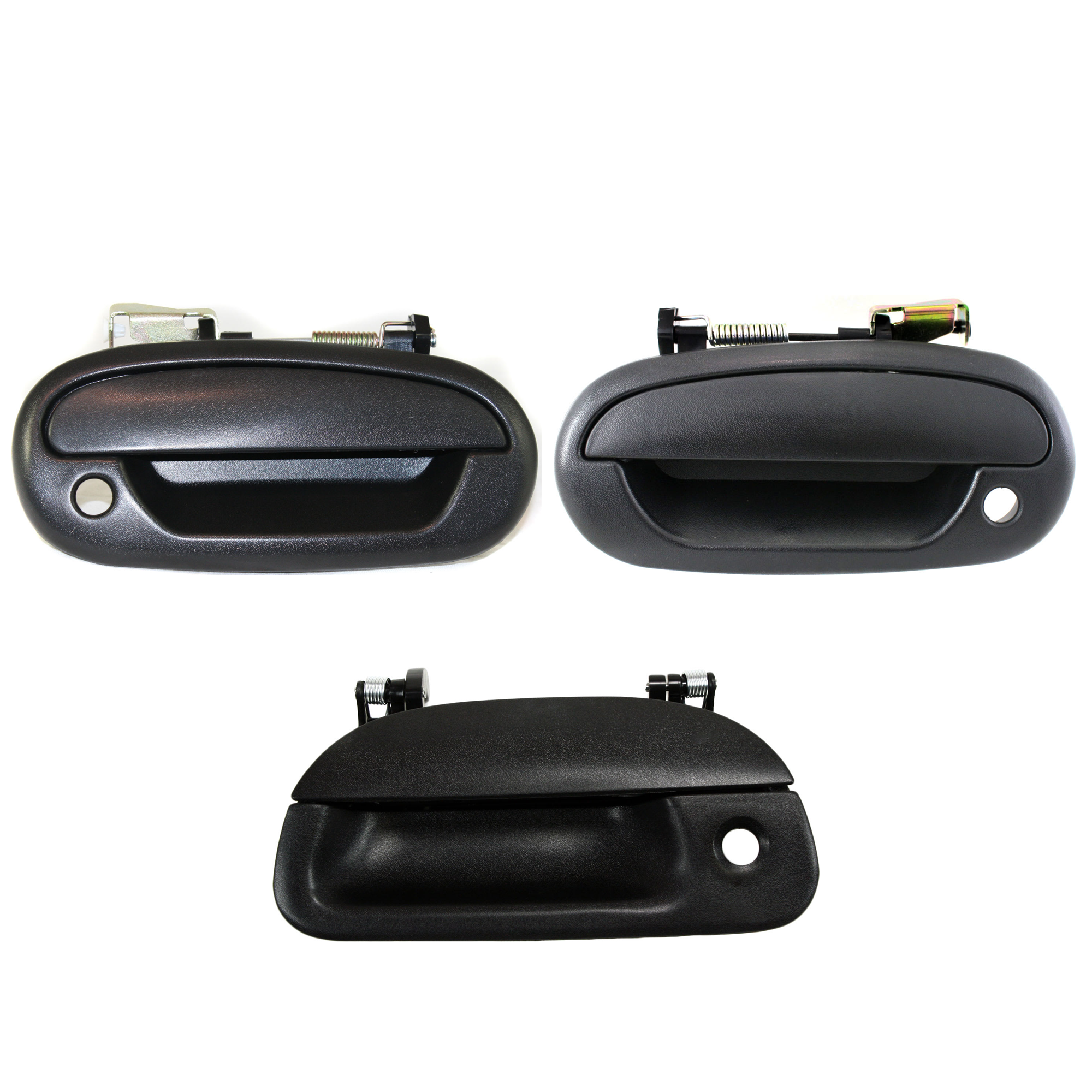 AM F 150-97-04 F 250-97-99 TAILGATE HANDLE 3 pc Kit with Exterior Door Handle SKU KIT 071824 C734 Partslink FO1311119 FO1310119 OEM XL3Z9943400AAA 7L3Z9943400AA Y