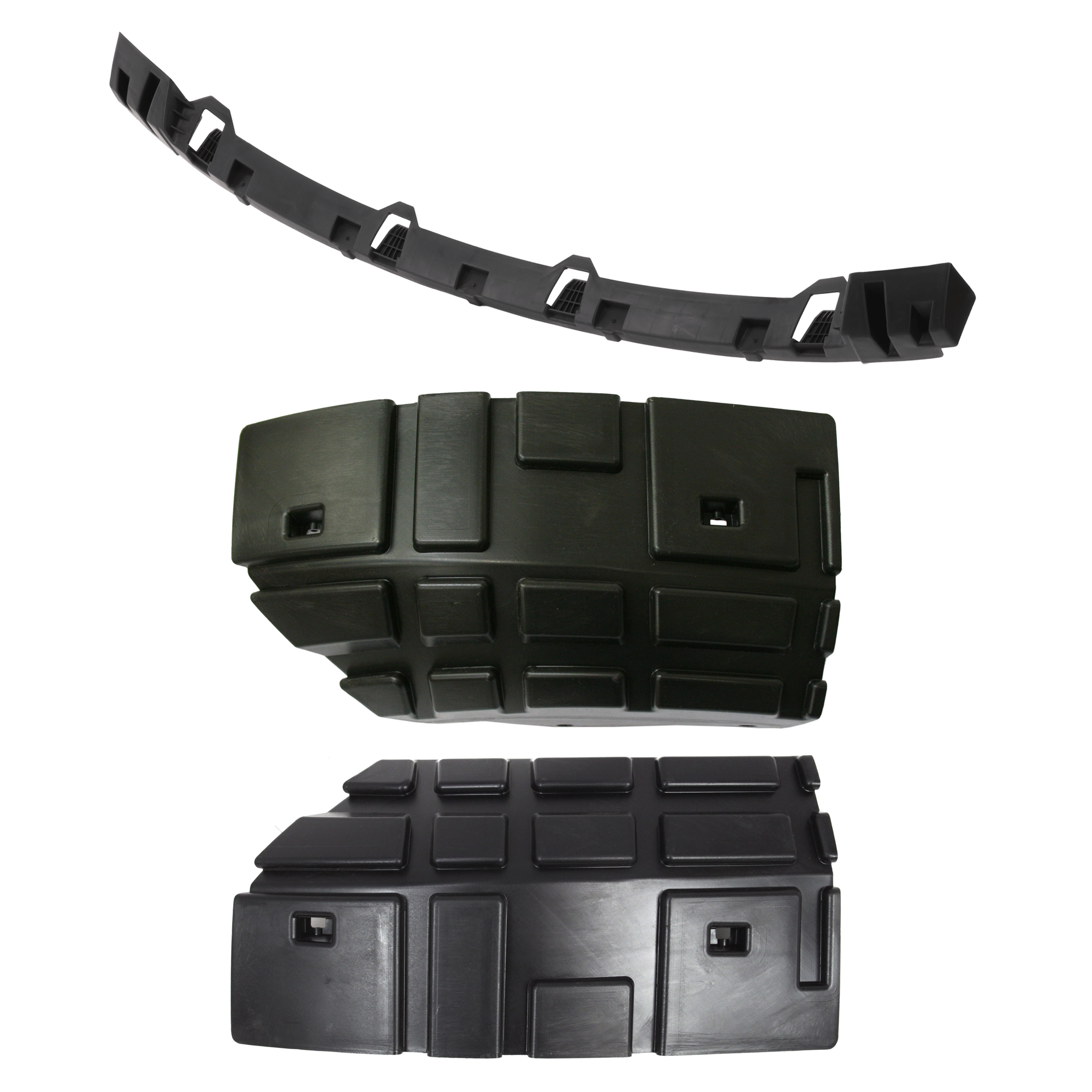 AM SIERRA 1500-07-13 FRONT BUMPER BRACKET Center 3 pc kit with Bumper Retainer SKU KIT 071824 C739 Partslink GM1065108 GM1042108 GM1043108 OEM 15246822-20880922-20880923