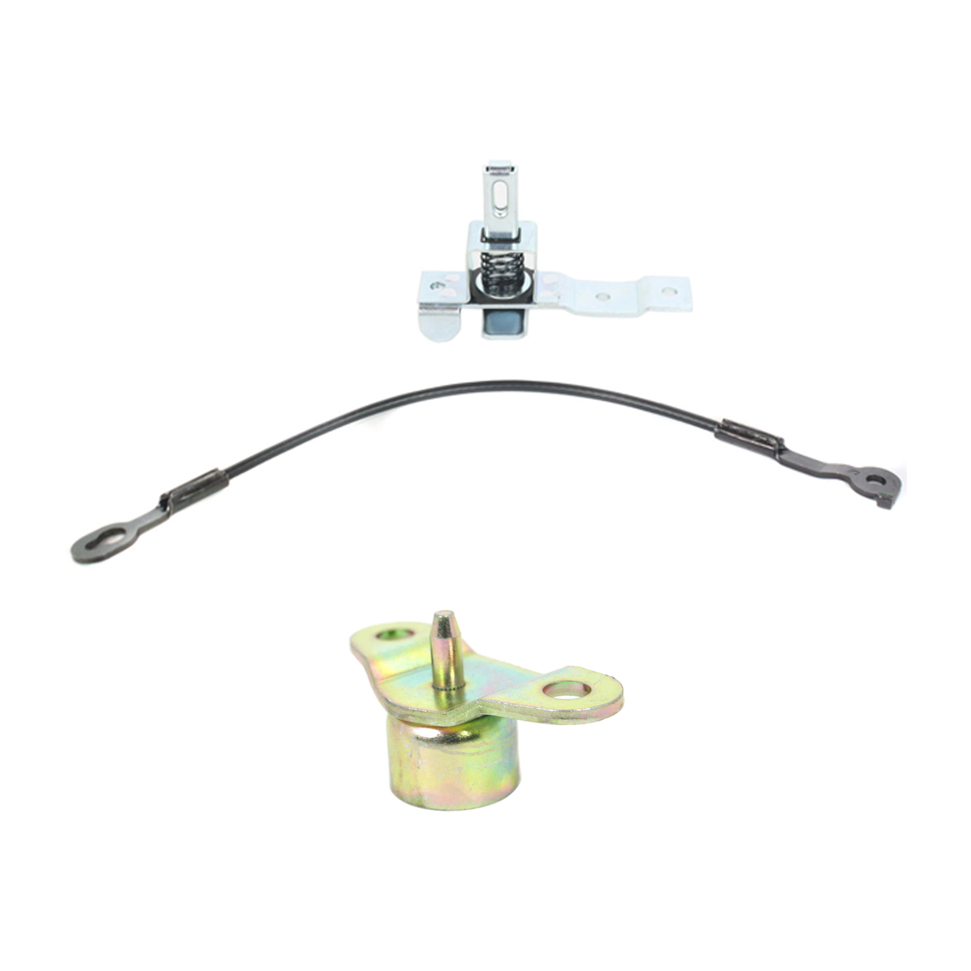 AM S10 SONOMA 94-04 TAILGATE LATCH RH 2 pc kit w Tailgate Hinge SKU KIT 071824 C780 OEM 15912467 PFM 15660004