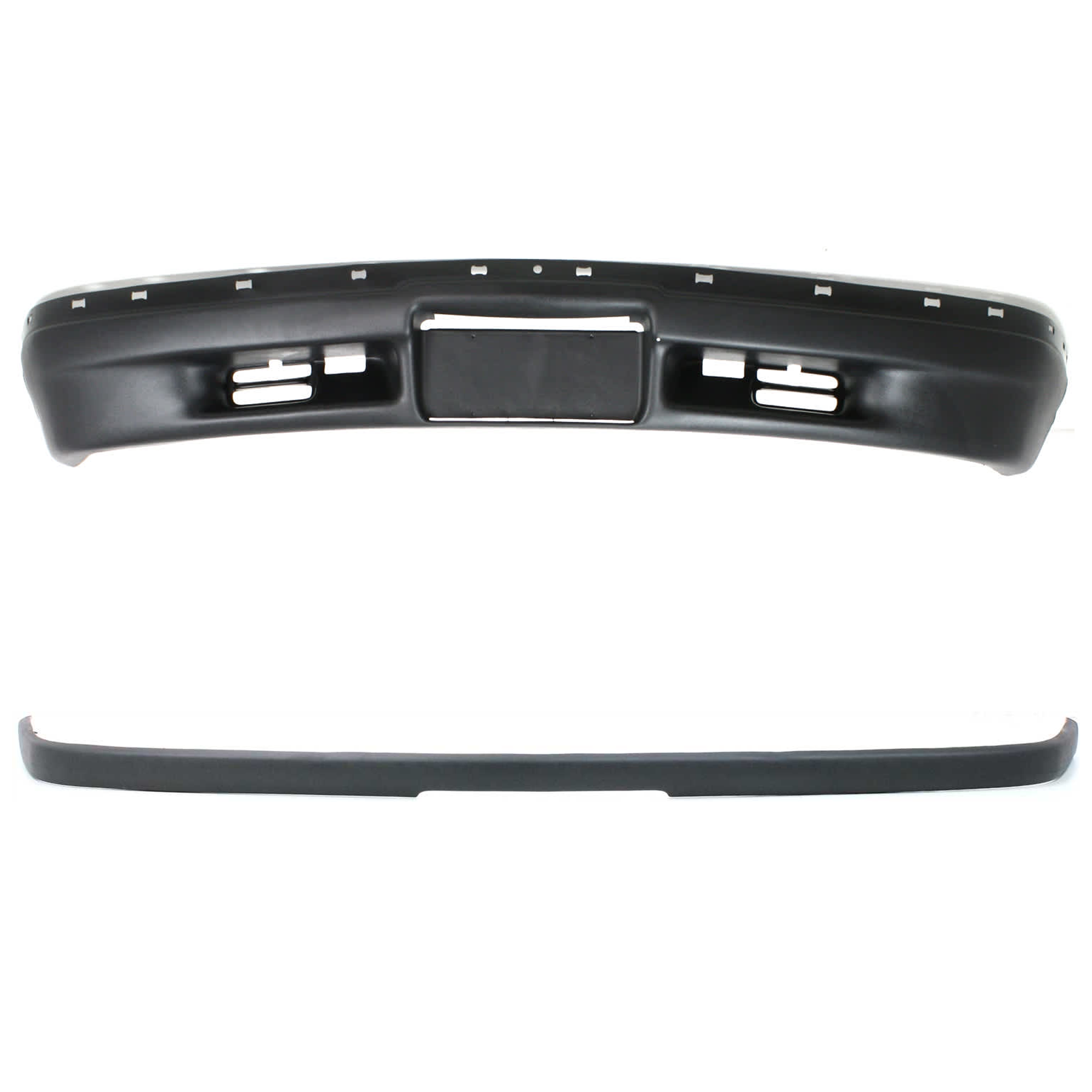 AM BLAZER 98-04 S10-98-03 FRONT VALANCE Lower 2 pc kit Air Deflector Primed with Bumper Trim SKU KIT 071824 C782 Partslink GM1092163 GM1057491 OEM 88967923-15716712