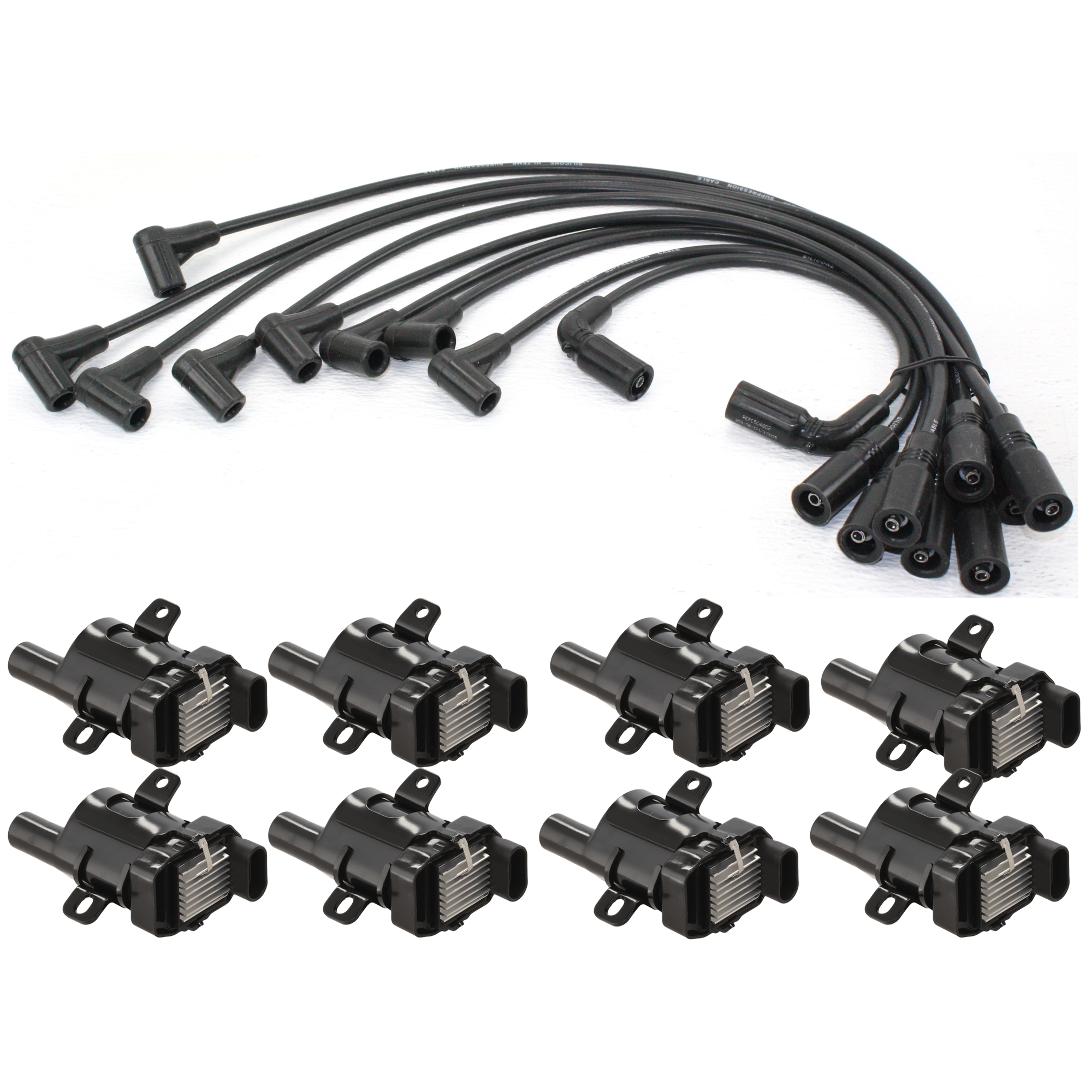 AM C K FULL SIZE PICKUP 96-00 IGNITION COIL AND SPARK PLUG KIT 16 pc kit SKU KIT 071824 C905