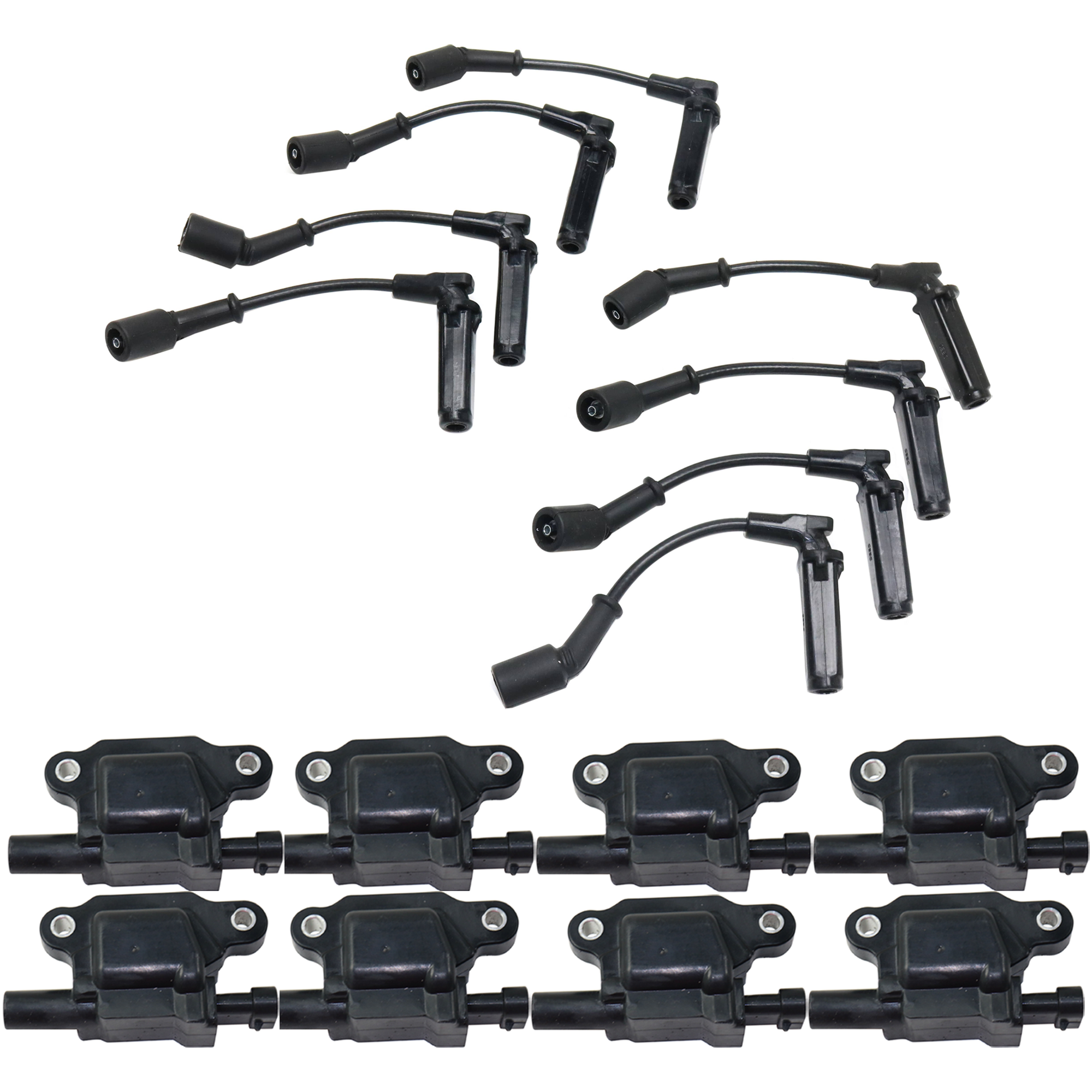 AM EXPRESS VAN 03-08 SAVANA VAN 03-08 IGNITION WIRE 16 pc kit w Ignition Coil SKU KIT 071824 C906 OEM 1257060000000000