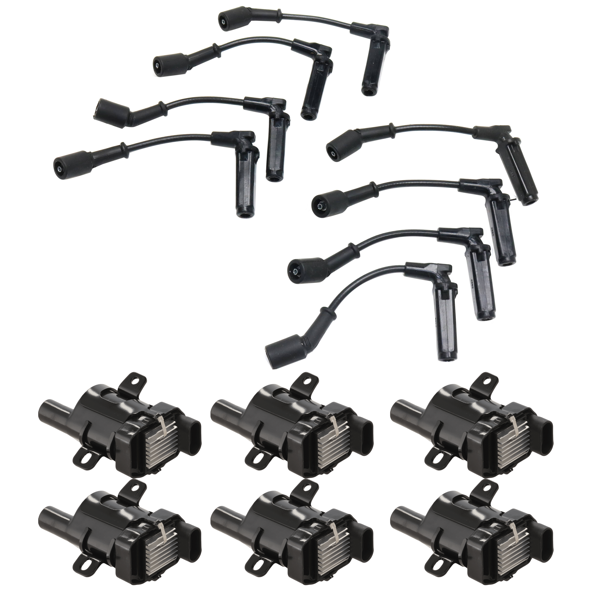 AM EXPRESS VAN 03-08 SAVANA VAN 03-08 IGNITION WIRE w Ignition Coil 2 pc kit SKU KIT 071824 C908