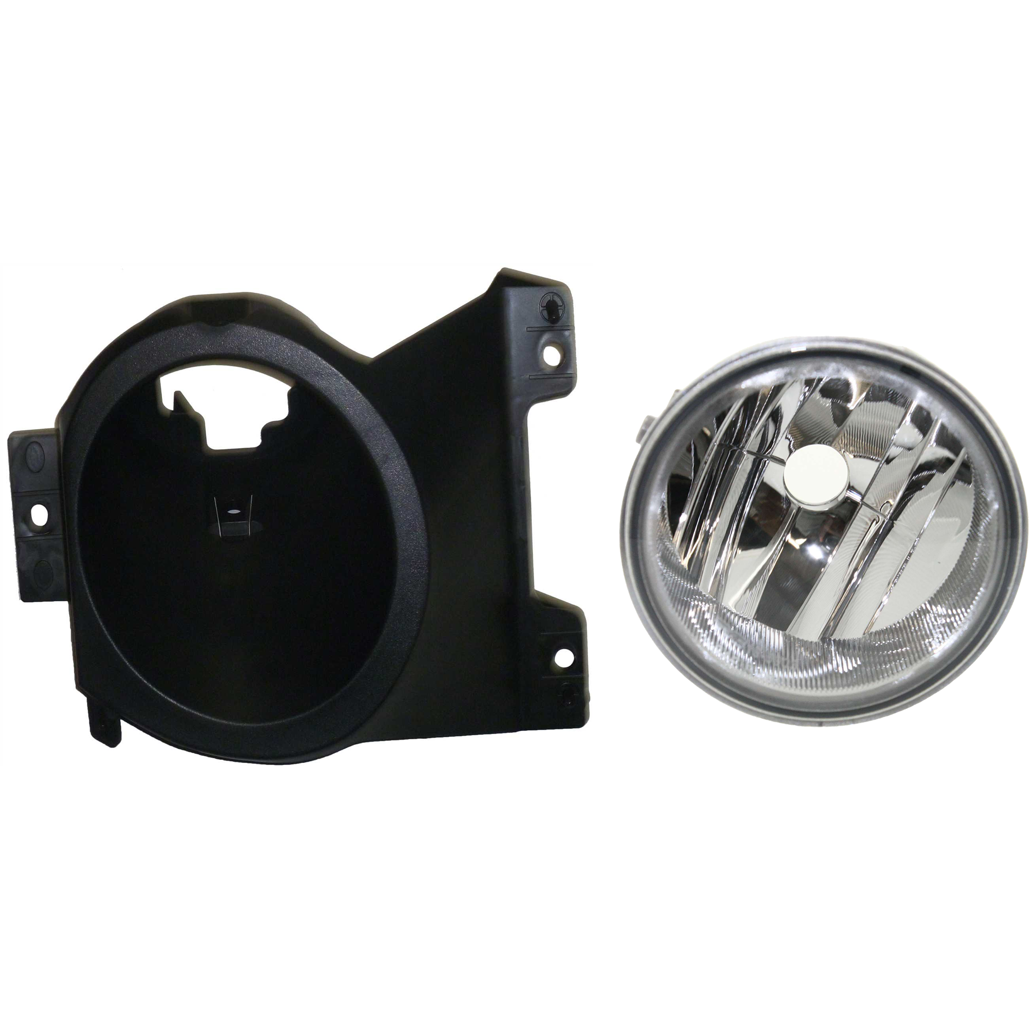 AM F 150-09-10 FOG LAMP RH Bracket w Fog Light 2 pc kit SKU KIT 071824 C922 Partslink FO2603100 FO2595104 OEM 9L3Z15266A AL3Z15200A