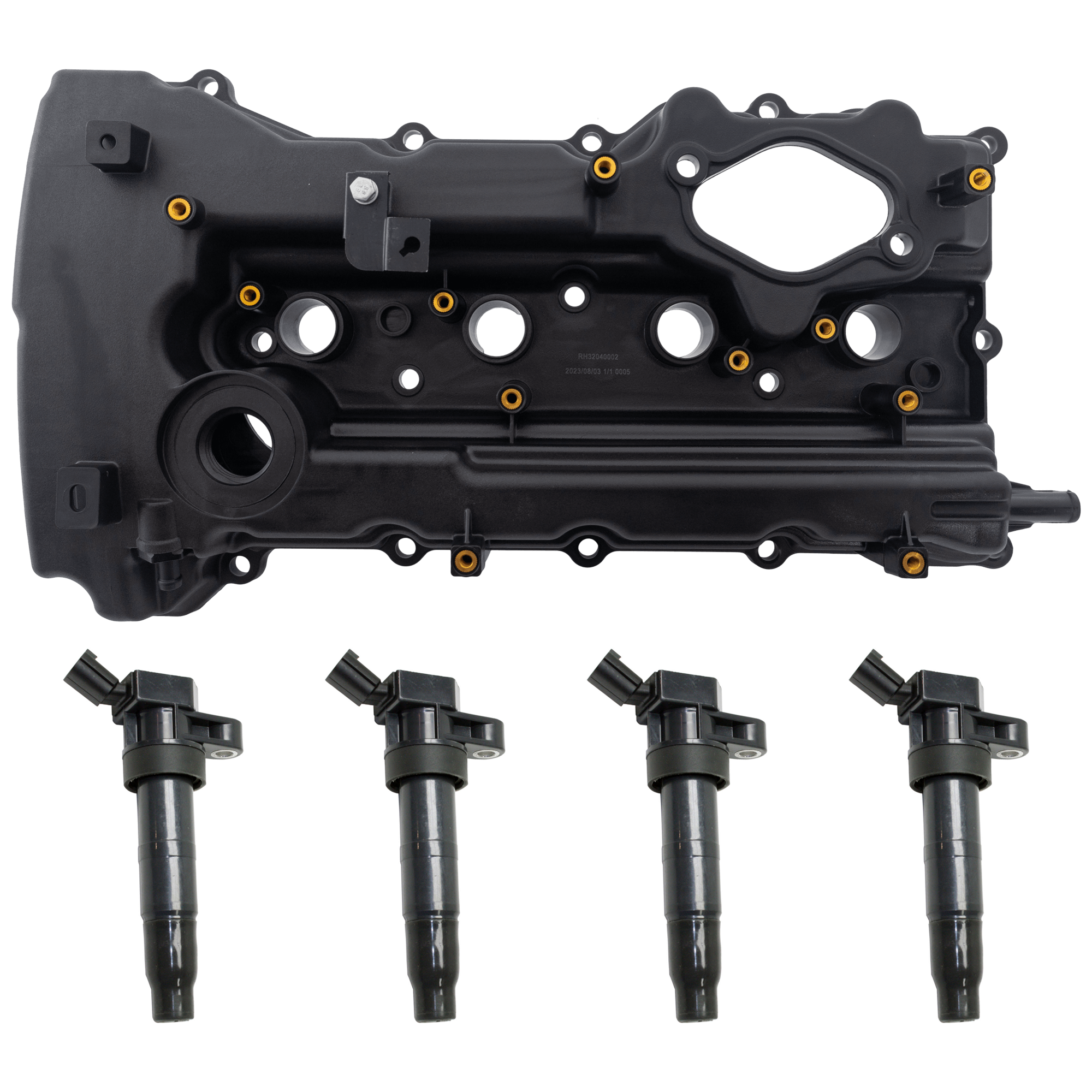 AM TUCSON 14-15 SONATA 11-11 VALVE COVER 5 pc kit w Ignition Coil SKU KIT 071824 C943 OEM 224102G710-48939-50130-230094
