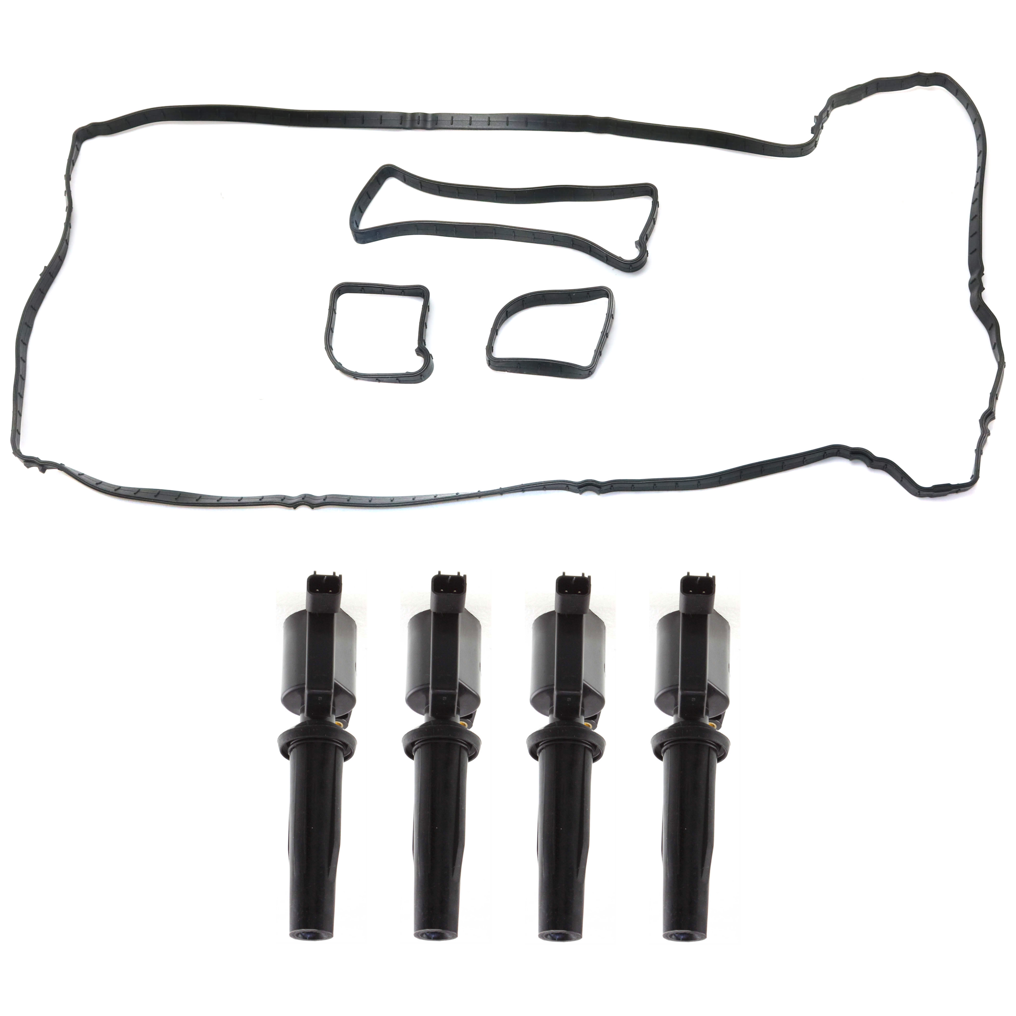 AM FUSION 06-20 ESCAPE 05-19 VALVE COVER GASKET 5 pc kit w Ignition Coil SKU KIT 071824 C946 OEM 5053-48846-50089-140505-250089
