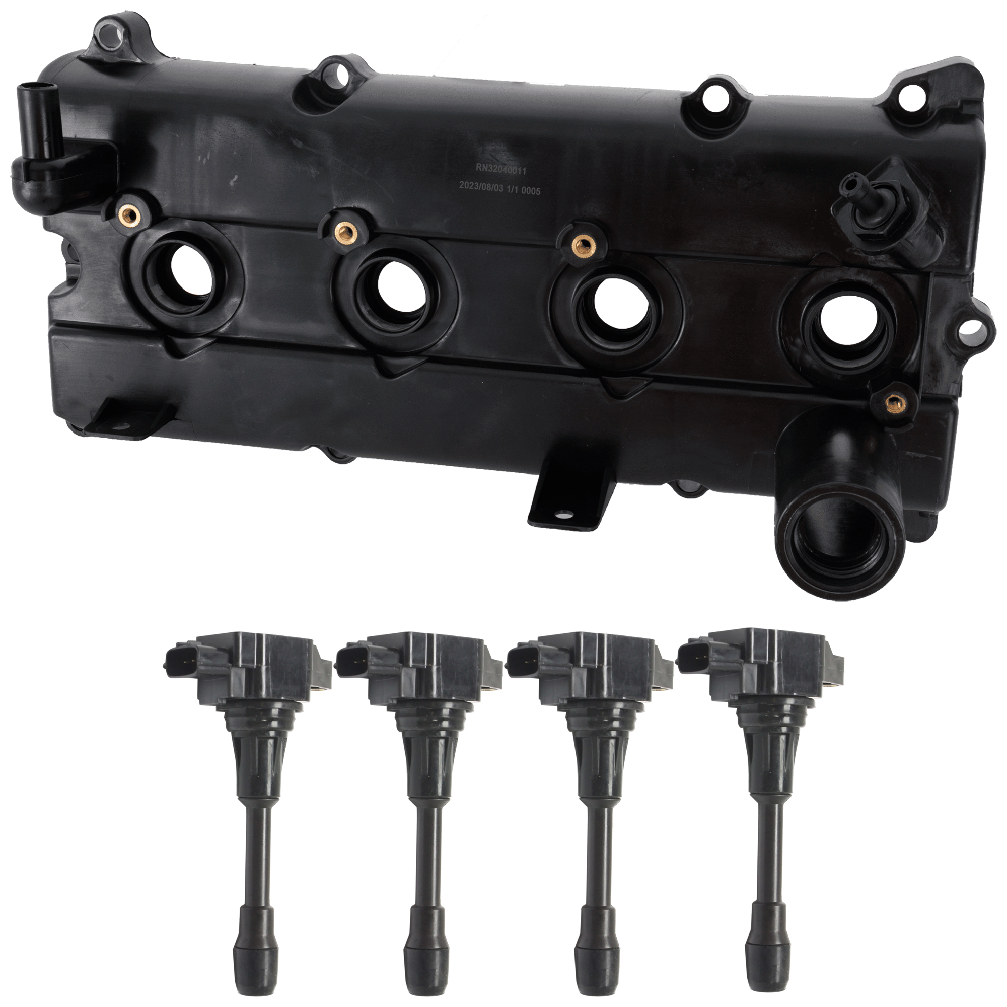AM FRONTIER 05-20 VALVE COVER 5 pc kit w Ignition Coil SKU KIT 071824 C952
