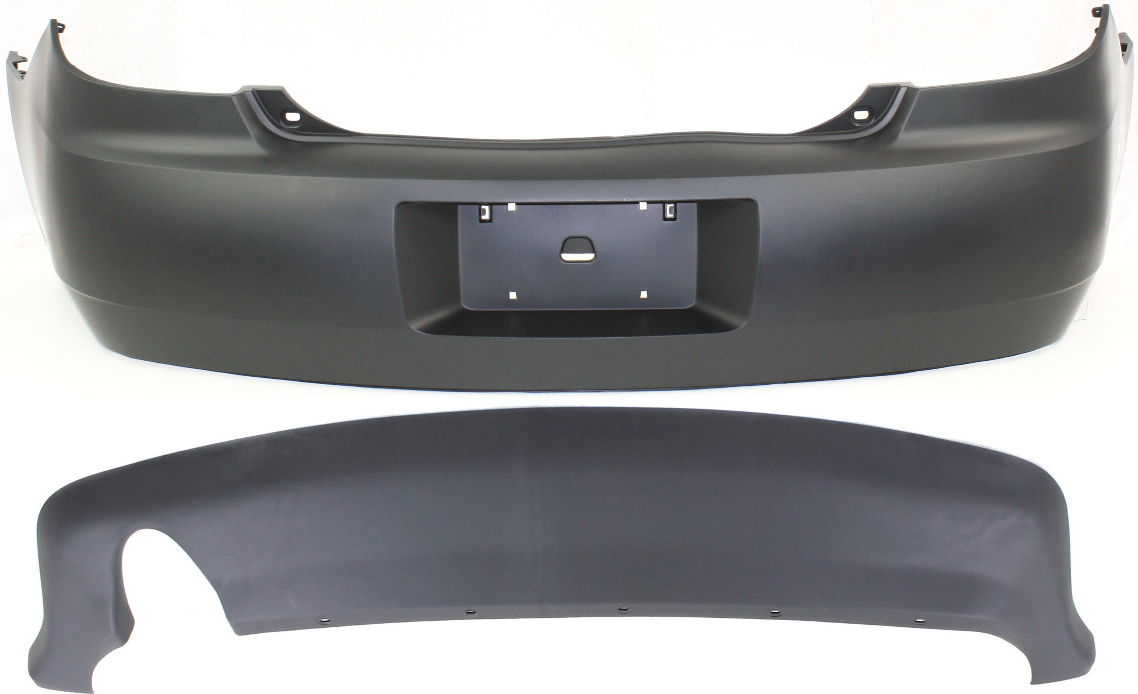 AM G6-05-09 REAR BUMPER COVER 2 pc Kit with Valance Sedan Base GT Model SKU KIT 071917-47 Partslink GM1100700 GM1195112 OEM 19121114-22712777