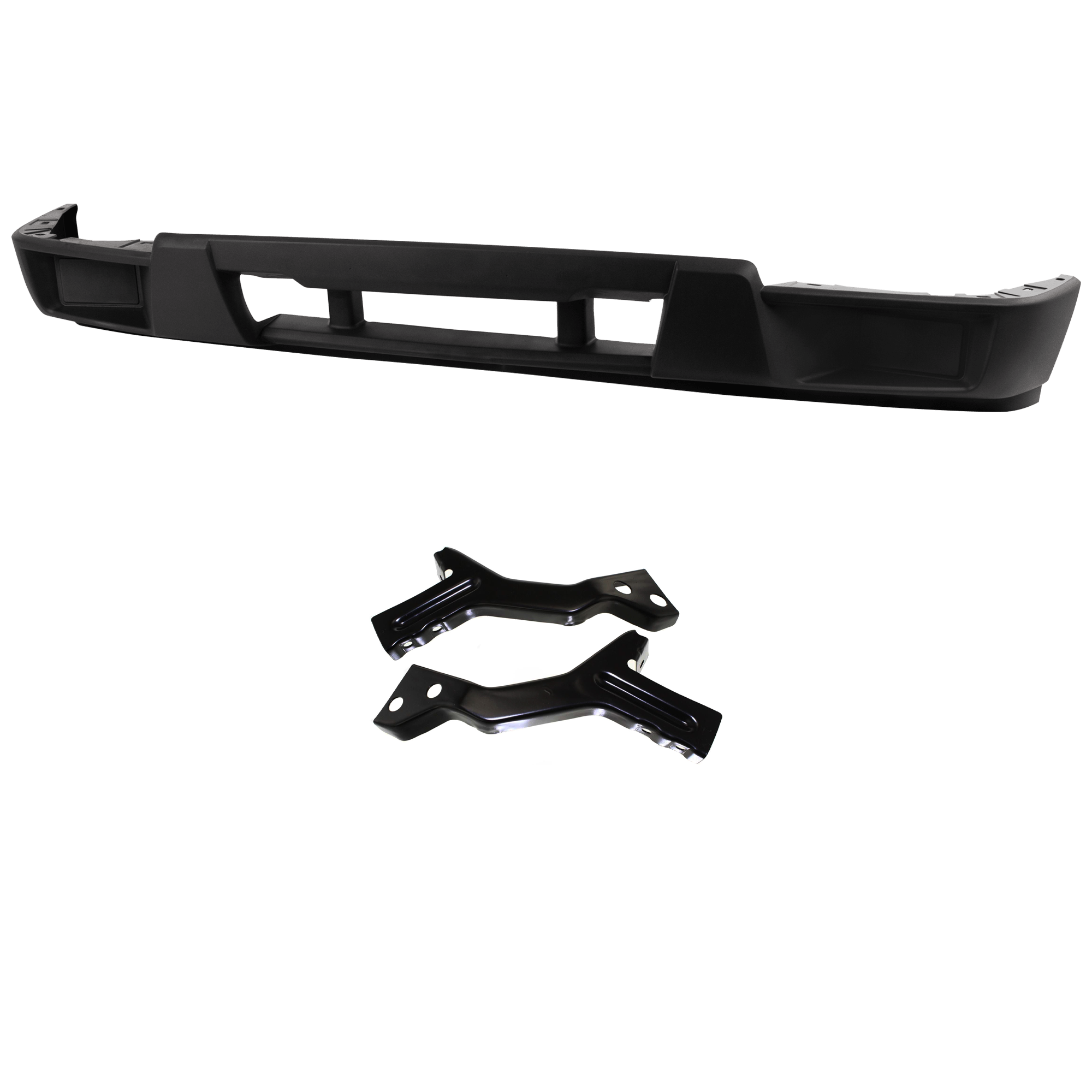 AM COLORADO CANYON 04-09 FRONT BUMPER BRACKET RH AND LH 2 pc kit Impact Bar Steel with Bumper Cover SKU KIT 071924-01 Partslink GM1061103 GM1000723 OEM GM1061103-12335806