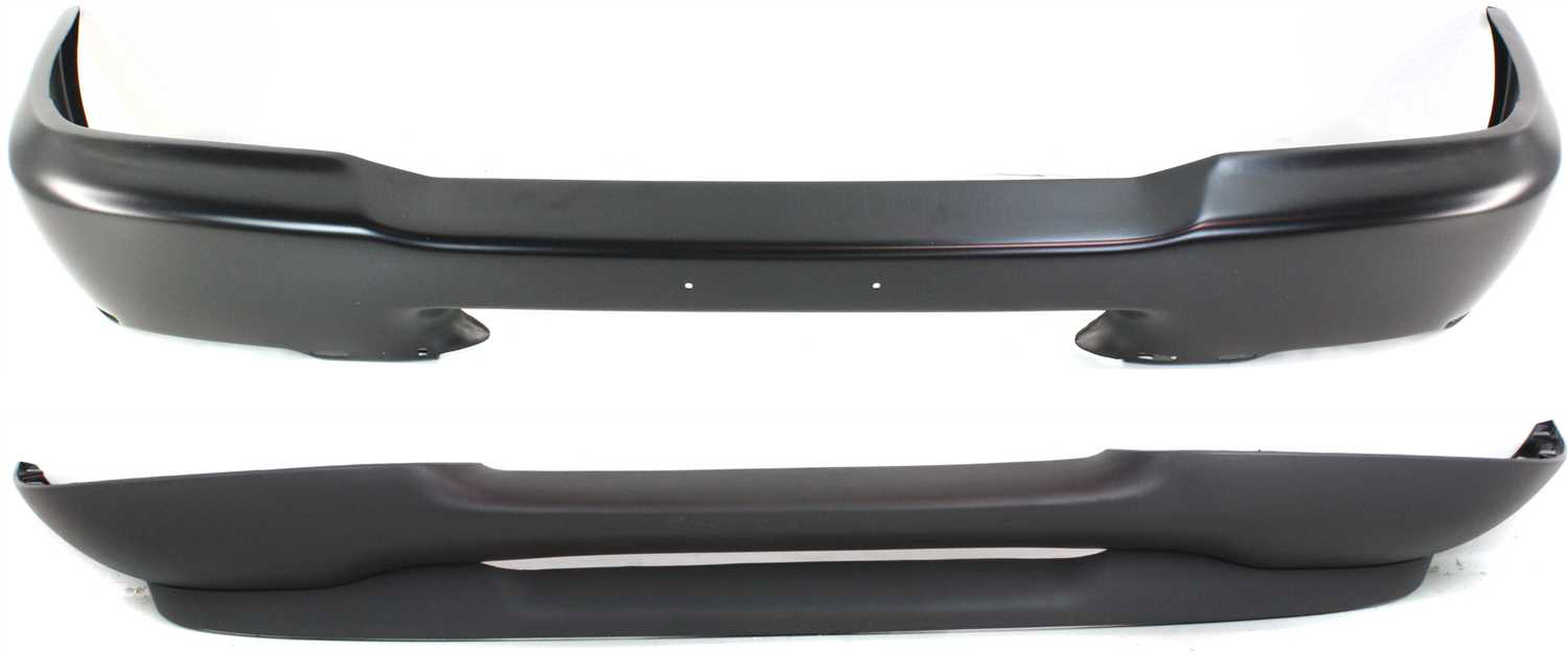 AM RANGER 98-00 FRONT BUMPER Paint to Match 2 pc Kit with Valance SKU KIT 072017-29 Partslink FO1002347 FO1095167 OEM YL5Z17757AAA XL5Z17757APTM F87