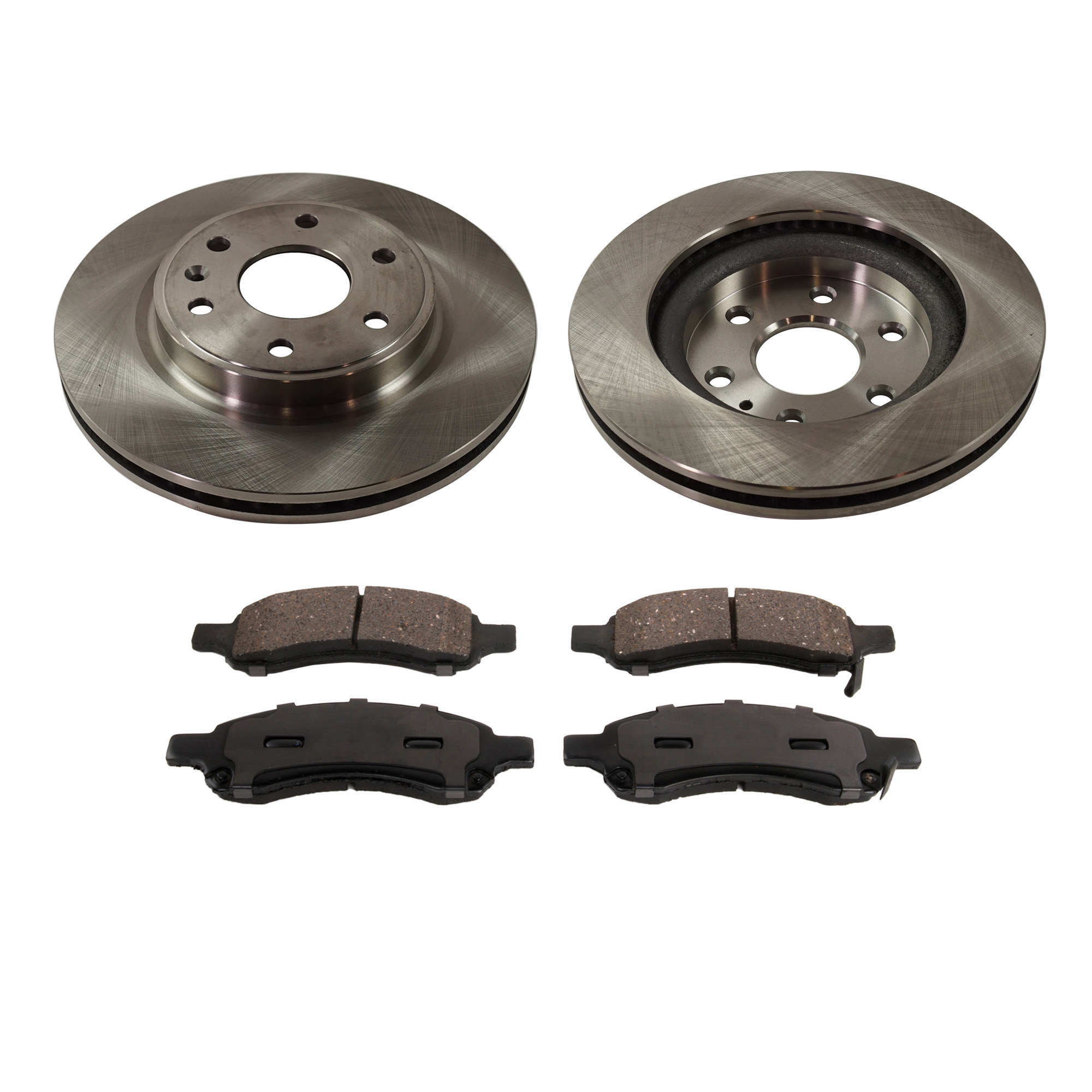 AM ENCLAVE 08-17 FRONT BRAKE DISC AND PAD KIT 4 pc Kit SKU KIT 072121-06 OEM 10390111-25853001-22955495-18A