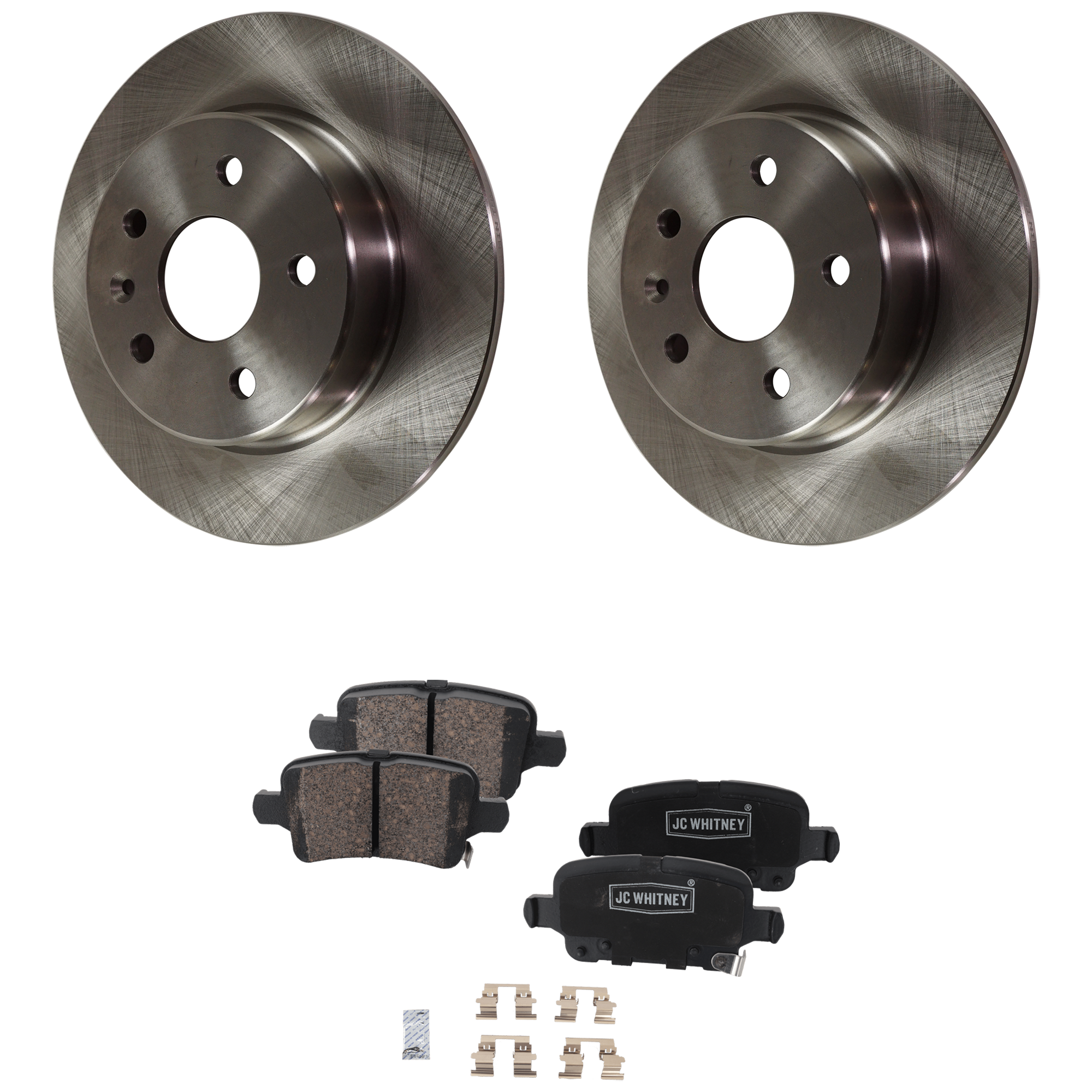 AM BOLT EV 17-23 REAR BRAKE DISC AND PAD KIT 4 pc kit SKU KIT 072121-109 OEM 13597355-13454674-39021615-390