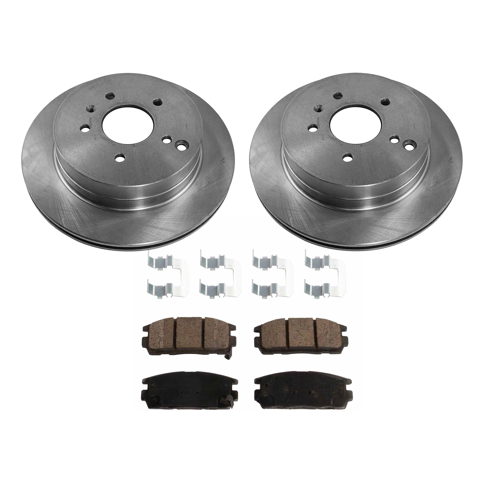 AM EQUINOX TORRENT 07-09 CAPTIVA SPORT 12-15 REAR BRAKE DISC AND PAD KIT 4 pc kit SKU KIT 072121-113 OEM 96625873-4804637-25804046-5561