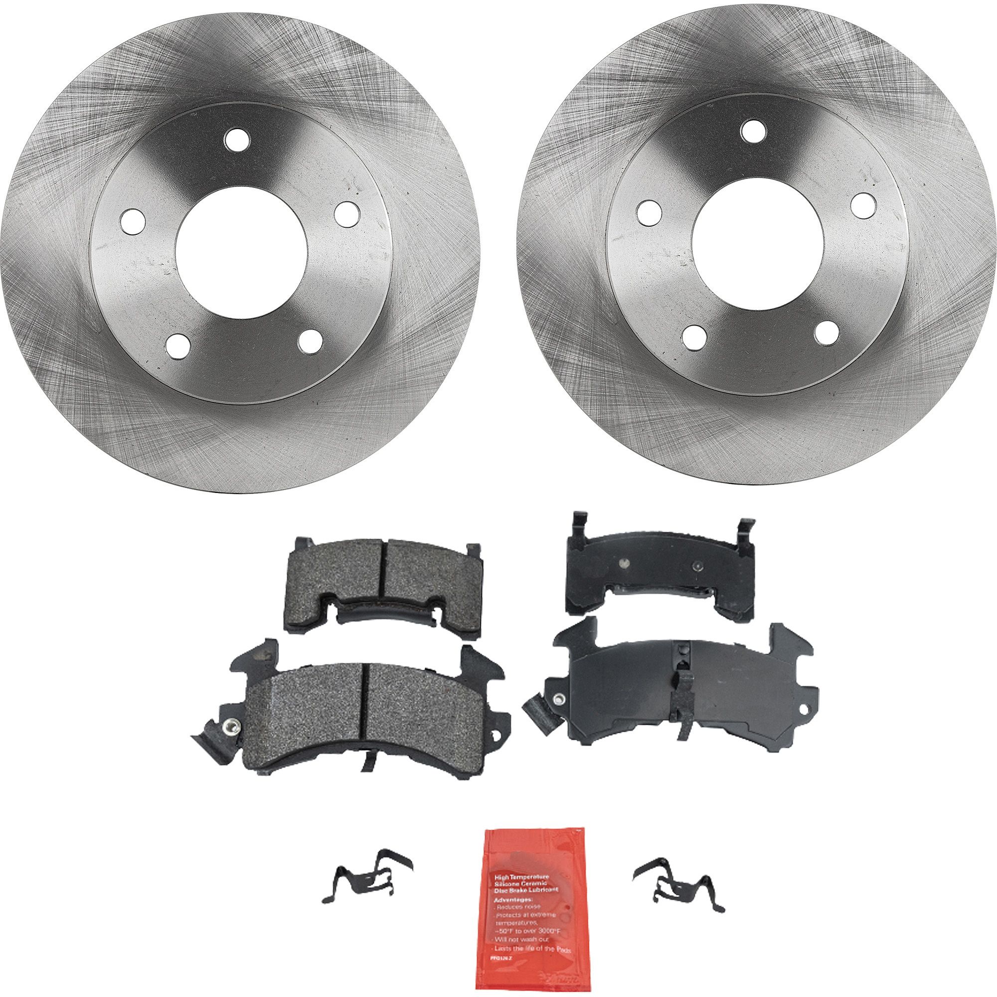 AM RIVIERA ELDORADO TORONADO 85-85 REAR BRAKE DISC AND PAD KIT 2 Wheel Set SKU KIT 072121-27 OEM 1613287-14056179-15684318-1155