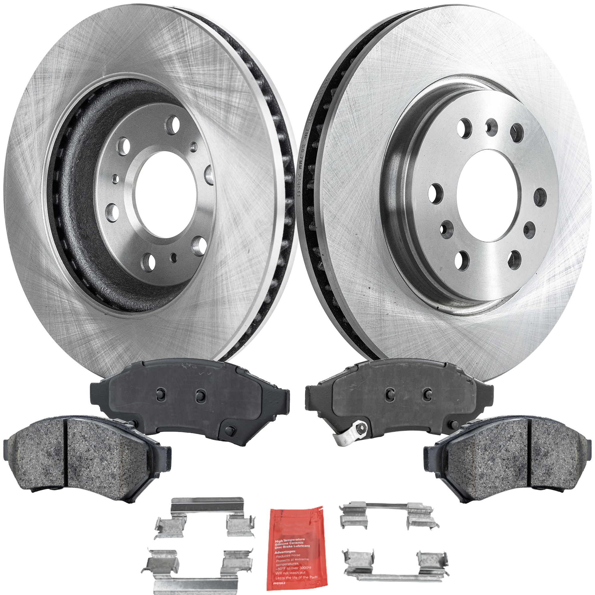 AM UPLANDER 06-08 FRONT BRAKE DISC AND PAD KIT 4 pc Kit SKU KIT 072121-29 OEM 88967259-19303815-19121389-191