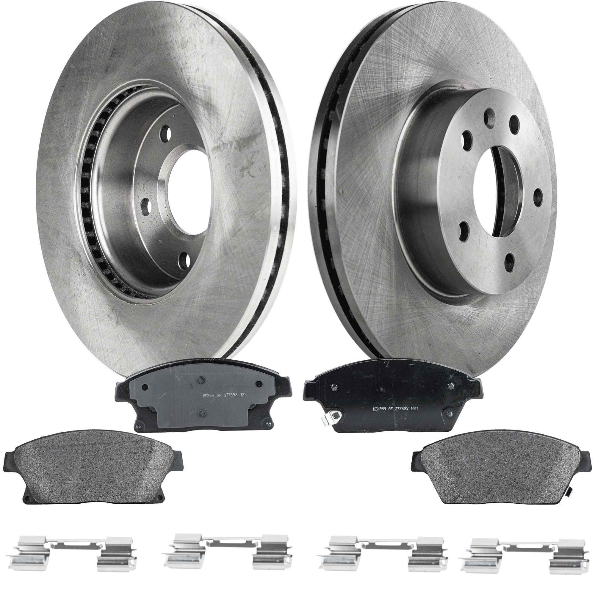 AM ATS 13-16 FRONT BRAKE DISC AND PAD KIT 4 pc kit SKU KIT 072121-32 OEM 41280-72032-850382-12162136-60