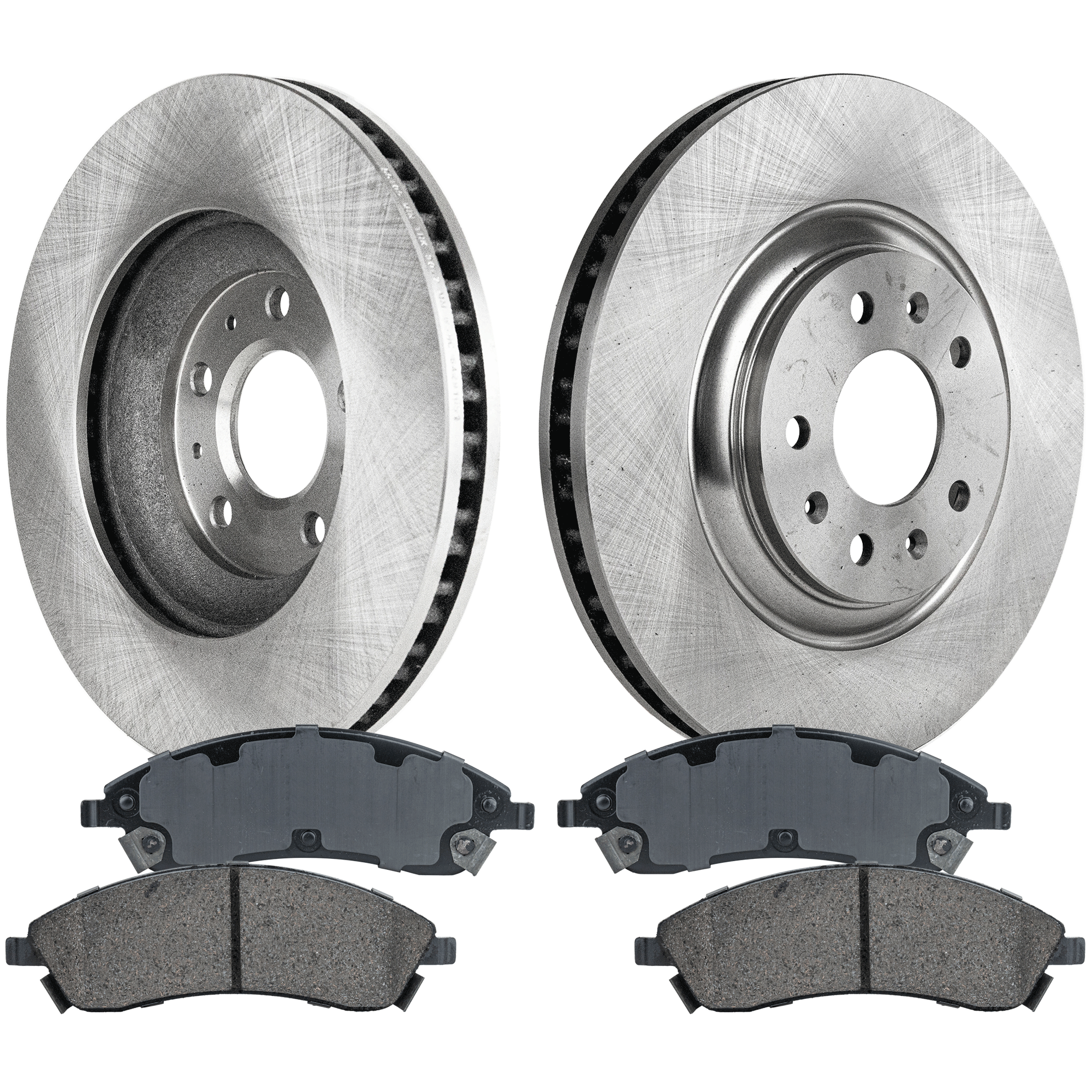 AM CTS 06-07 STS 05-08 FRONT BRAKE DISC AND PAD KIT 2 Wheel Set SKU KIT 072121-37 OEM 55105-580264-48880264-60046017
