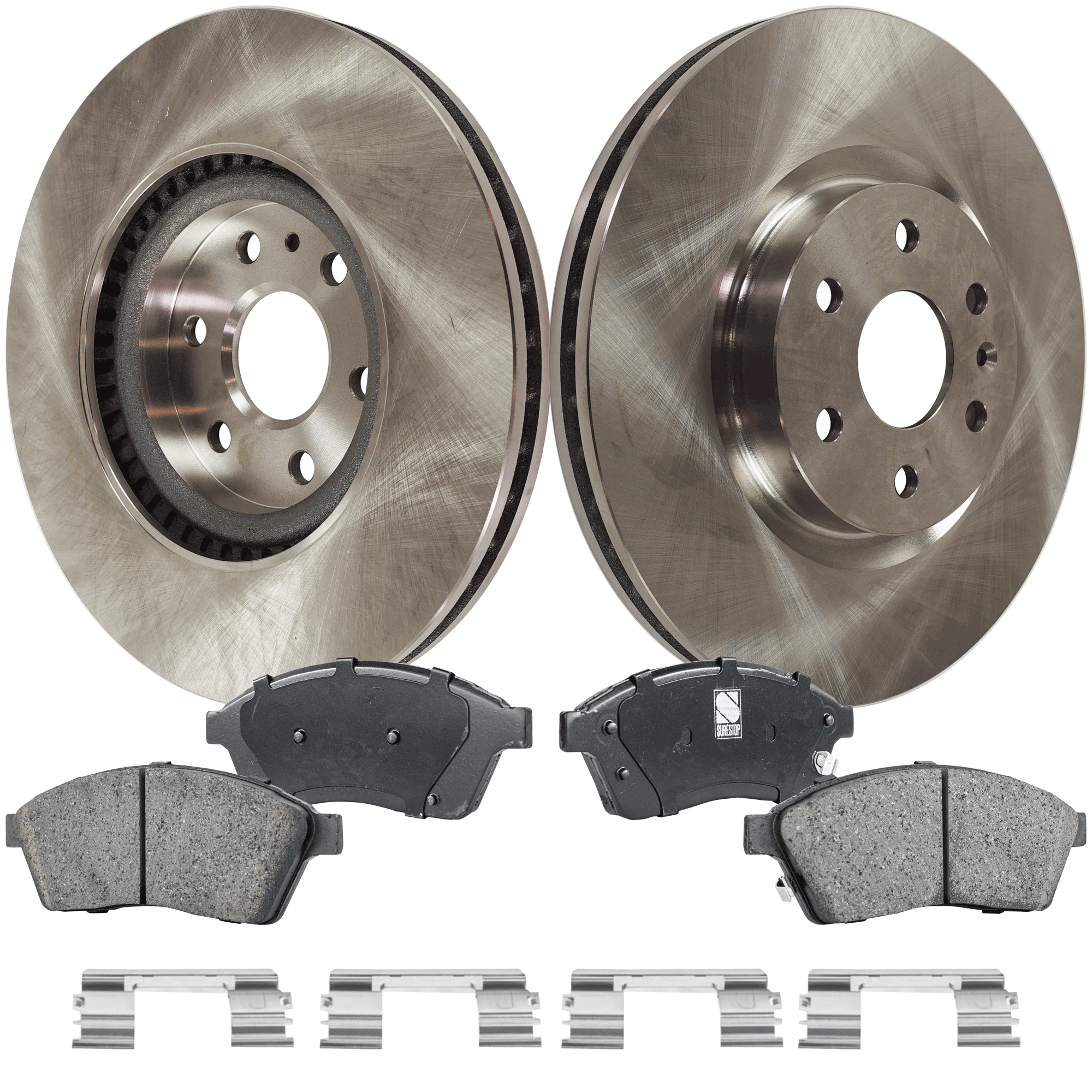 AM SRX 11-16 FRONT BRAKE DISC AND PAD KIT 4 pc kit SKU KIT 072121-50 OEM 13501318-20872587-20887798-209