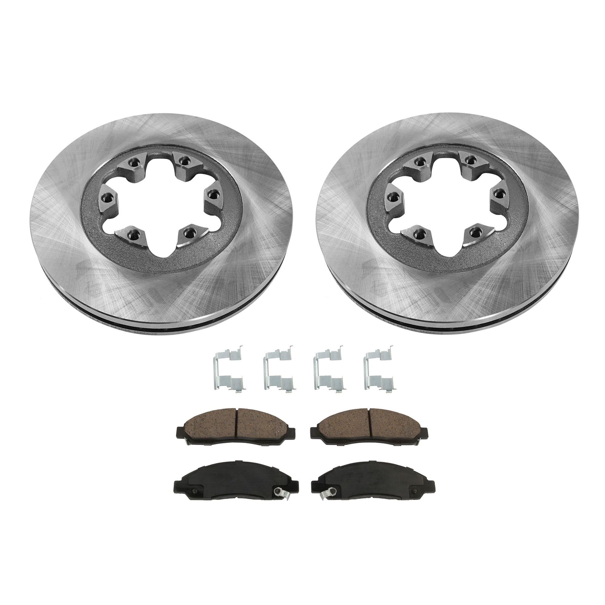 AM CANYON COLORADO 04-08 FRONT BRAKE DISC AND PAD KIT 4 pc kit SKU KIT 072121-72 OEM 89040374-18047054-8890403170-8