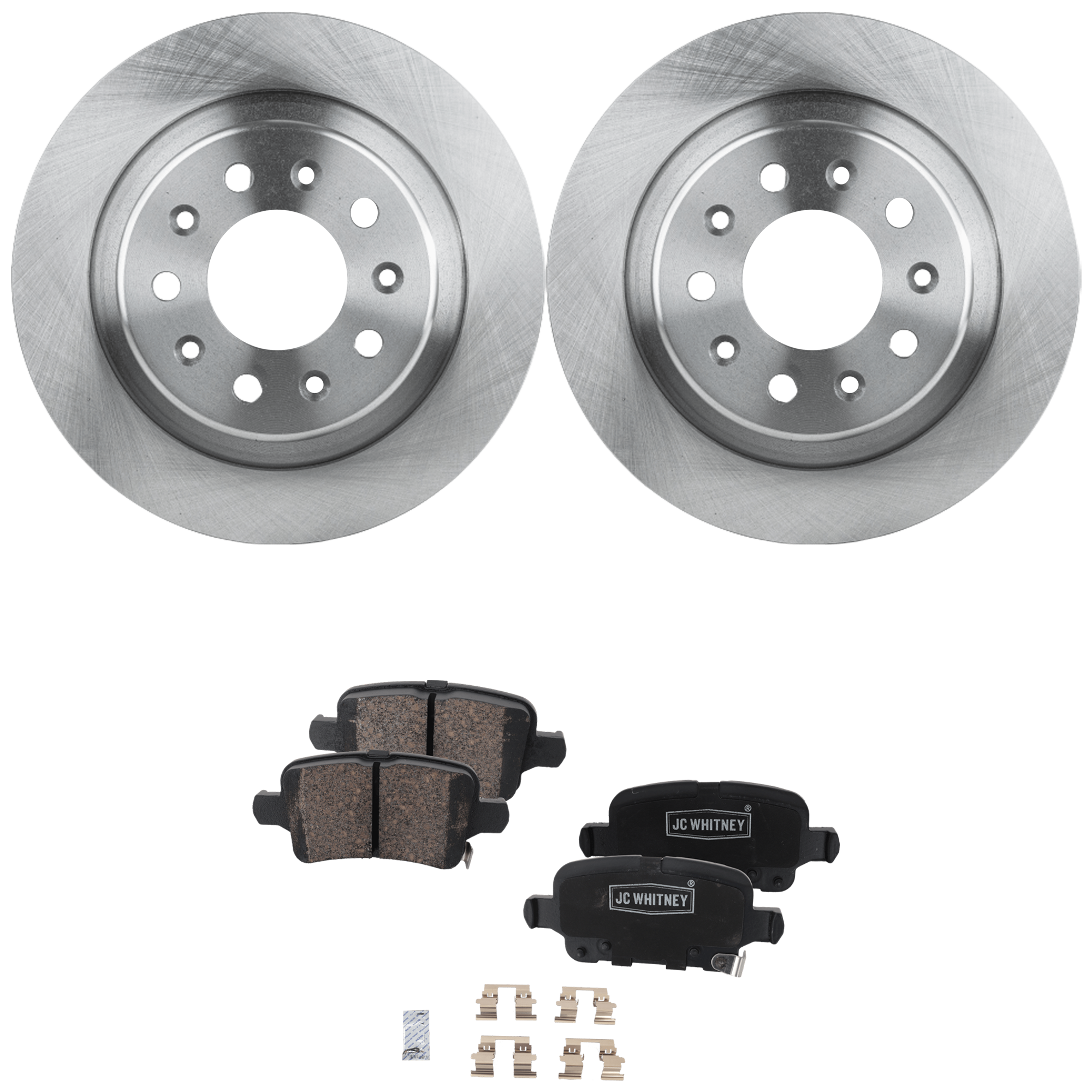 AM MALIBU 16-19 TERRAIN 18-20 REAR BRAKE DISC AND PAD KIT 4 pc Kit SKU KIT 072121-79 OEM 13583682-13454674-39021615-390