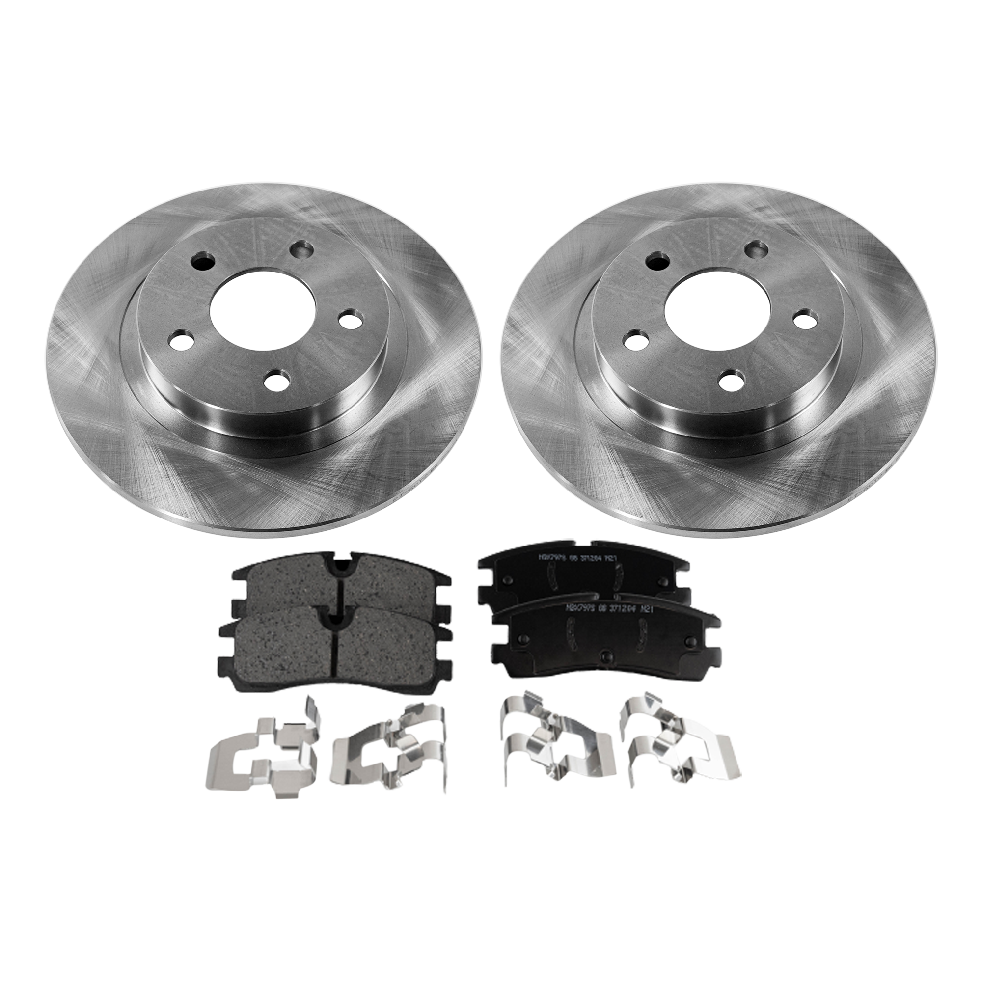 AM SEVILLE 98-02 REAR BRAKE DISC AND PAD KIT 2 Wheel Set SKU KIT 072121-83 OEM 18023592-18026218-18040262-180