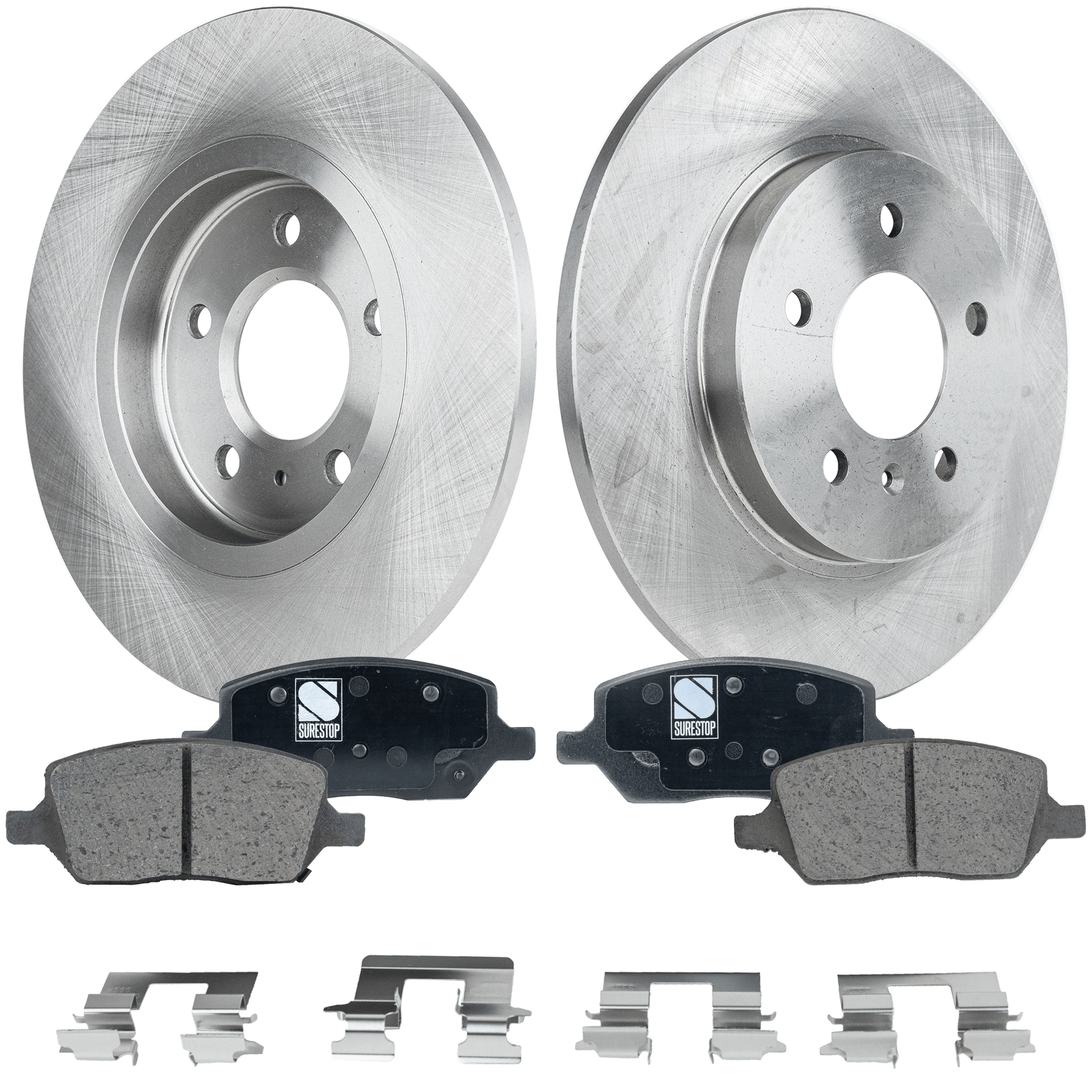AM MONTANA RELAY TERRAZA UPLANDER 05-05 REAR BRAKE DISC AND PAD KIT 2 Wheel Set SKU KIT 072121-87 OEM 88964176-88967146-19178361-191