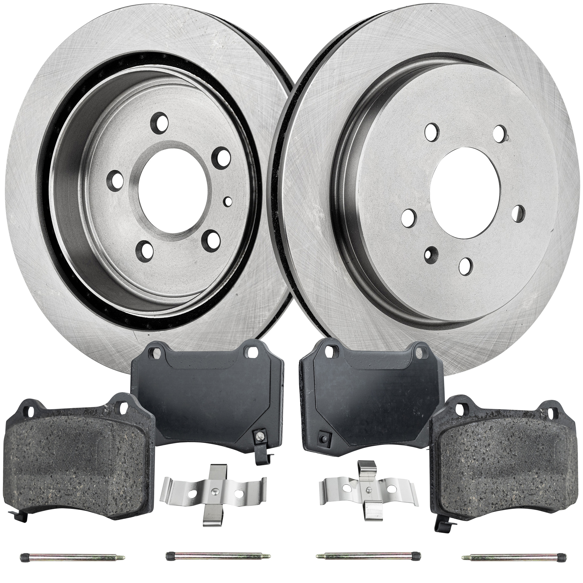 AM STS 05-11 REAR BRAKE DISC AND PAD KIT 4 pc kit SKU KIT 072121-92 OEM 15240719-25693146-5174327AA 51