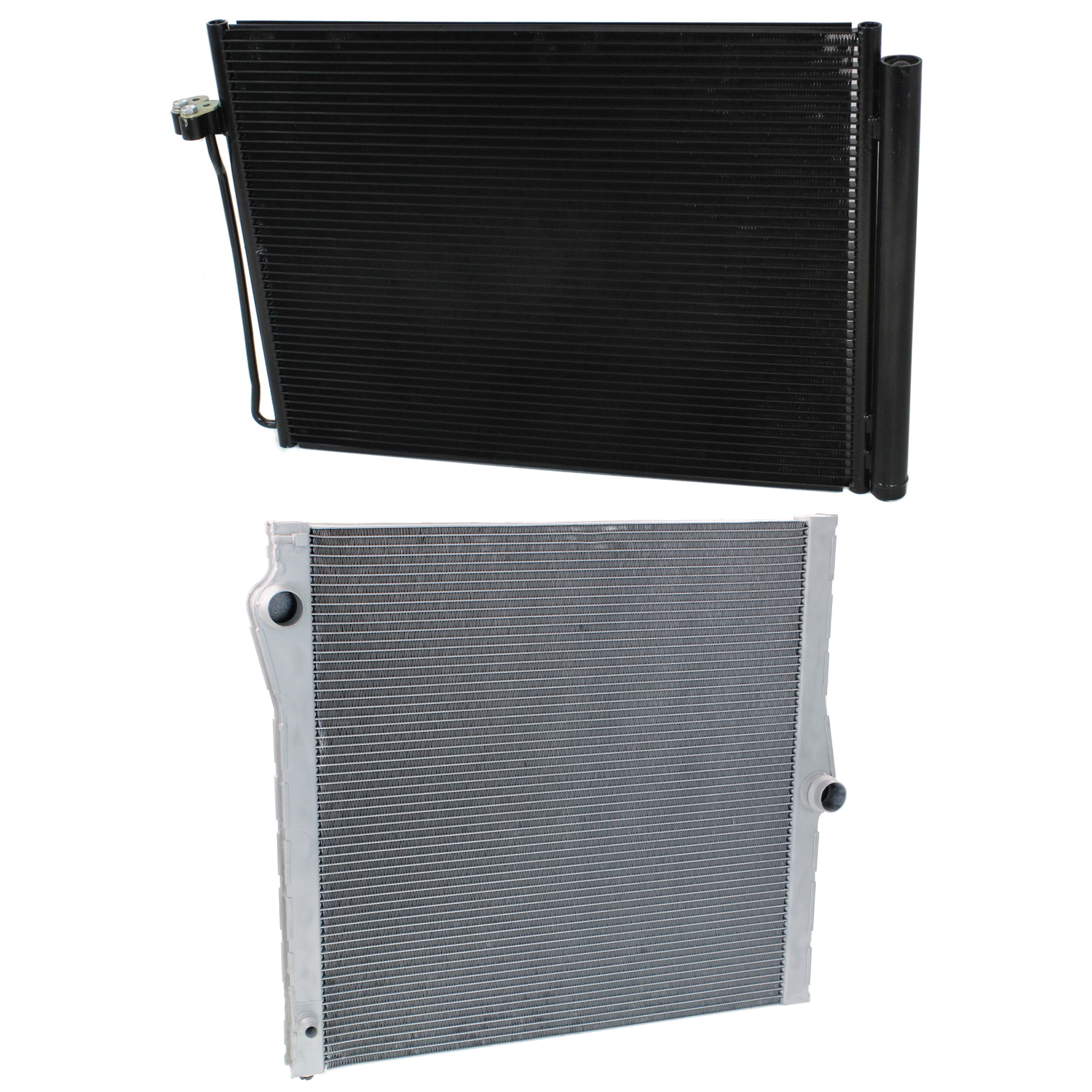 AM X5-07-10 A C CONDENSER RADIATOR KIT 2 pc kit 4.8L Eng. 8 Cyl. SKU KIT 072324-139 Partslink BM3030127 BM3010172 OEM 64509239992-17117585036