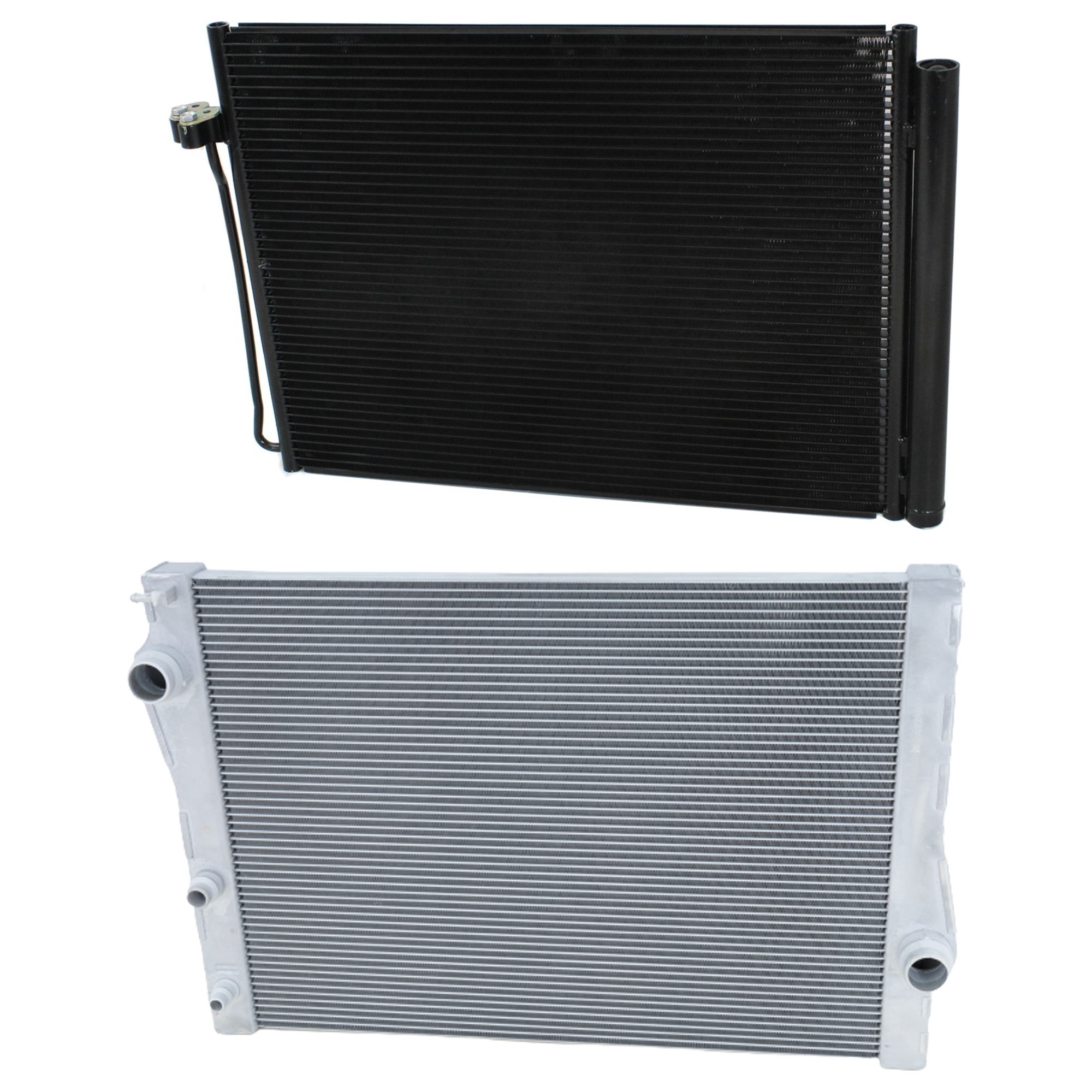 AM X5-14-18 X6-15-16 A C CONDENSER RADIATOR KIT 2 pc kit 3.0L Eng. 6 Cyl. SKU KIT 072324-140 Partslink BM3030127 BM3010187 OEM 64509239992-17117807624