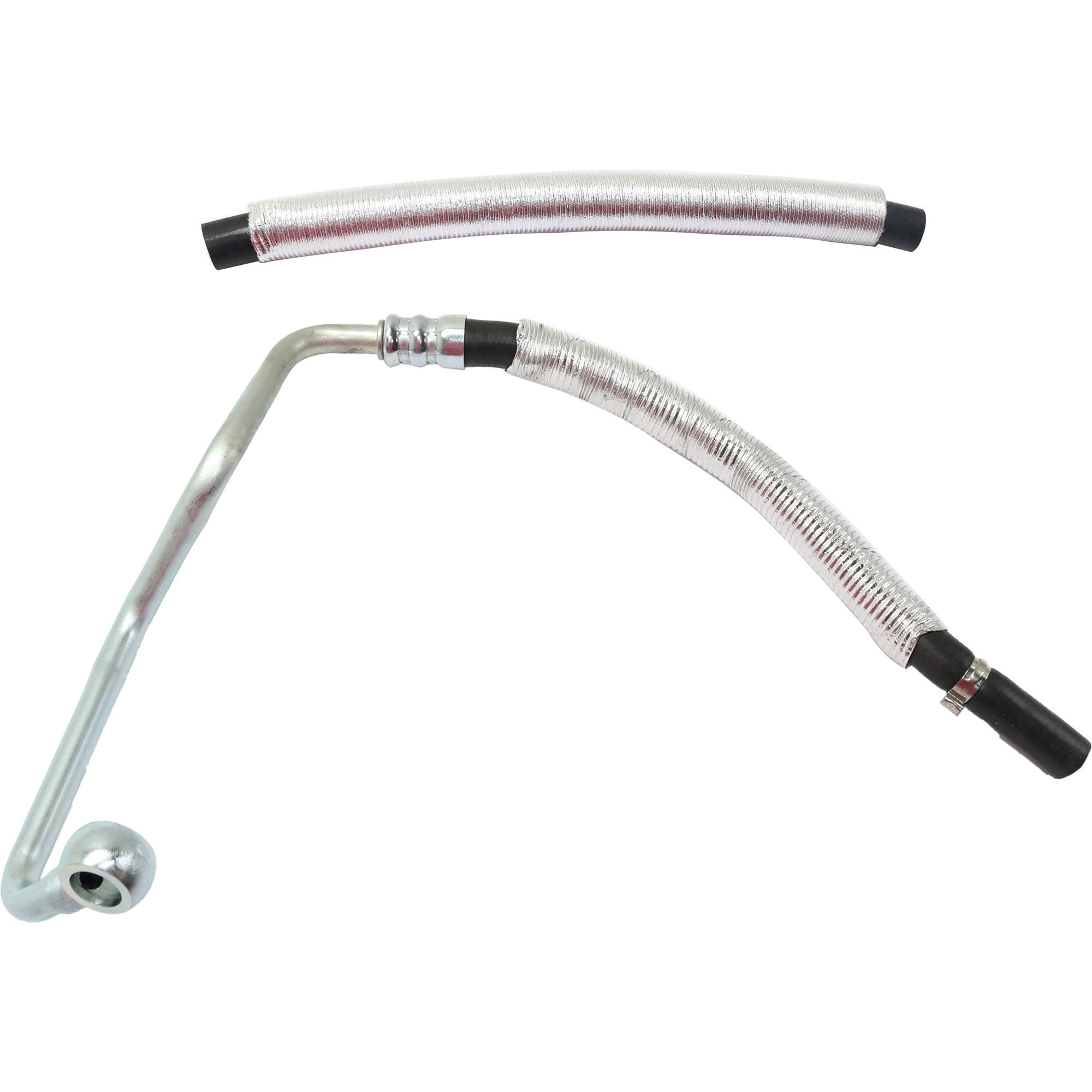 AM COOPER 02-08 POWER STEERING HOSE 2 pc kit Inlet Hose and Outlet Hose with Power Steering Reservoir Line Hose SKU KIT 072324-258 OEM 32416781744-32416754498