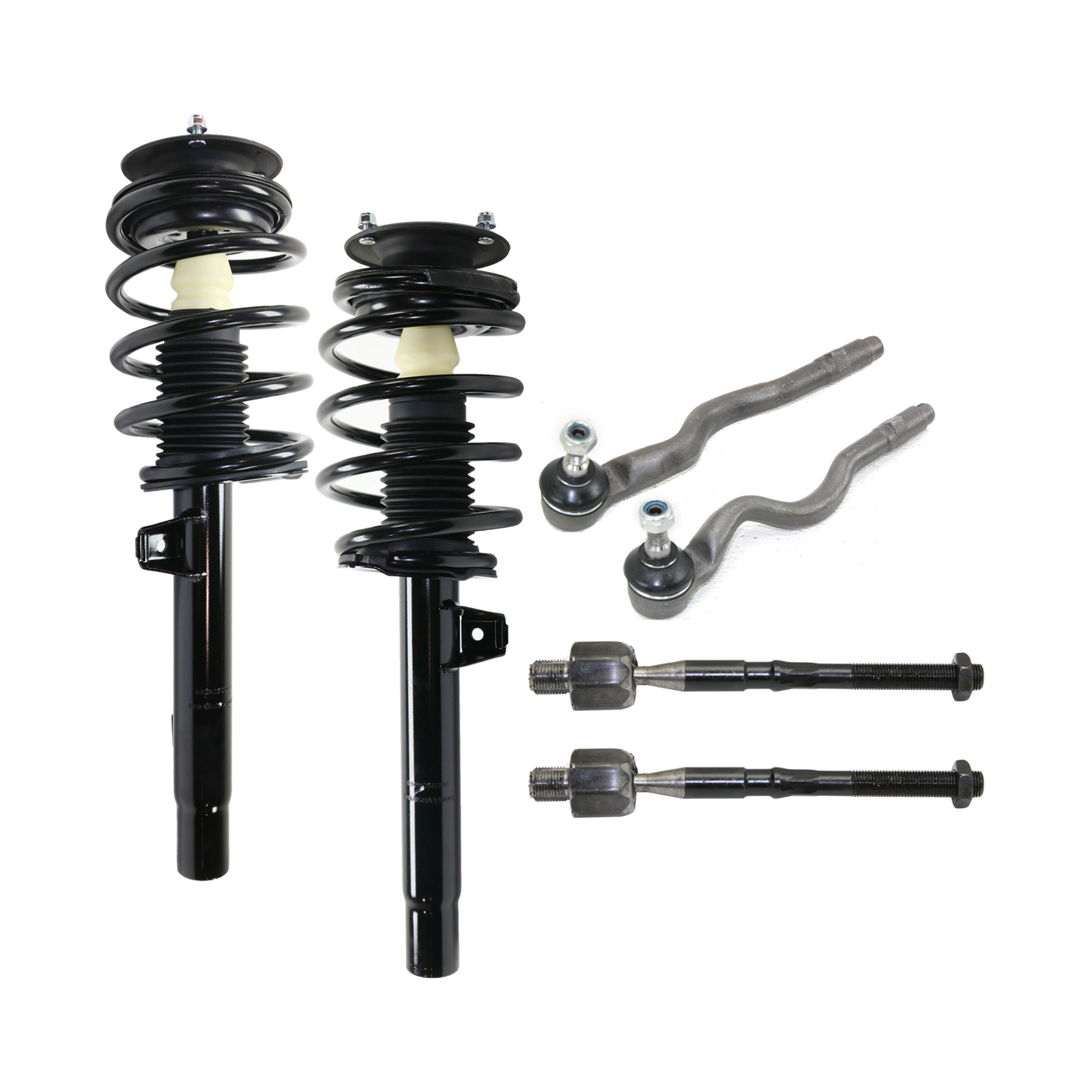 AM 3 SERIES 99-06 FRONT SUSPENSION KIT RH AND LH 6 pc Kit with Tie Rod End SKU KIT 072324 C281 OEM 171582-827211-501715829-313