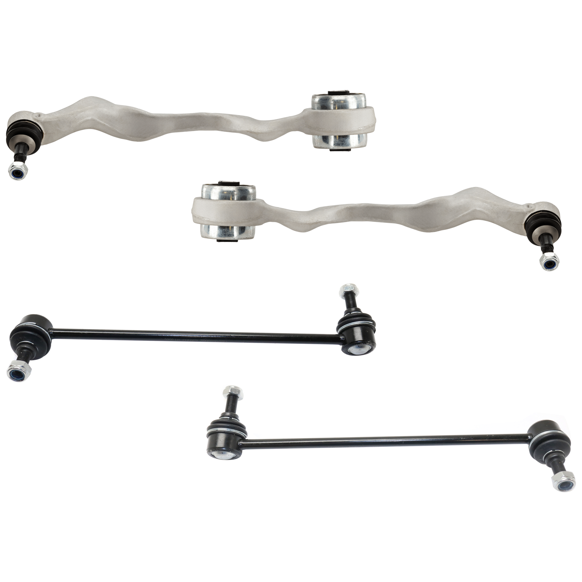 AM Z4-09-16-3 SERIES 07-13 FRONT CONTROL ARM RH AND LH Lower Frontward 4 pc Kit w Ball Joint and Bushing with Sway Bar Links SKU KIT 072324 C378 OEM 31126769797-31126769798-101640