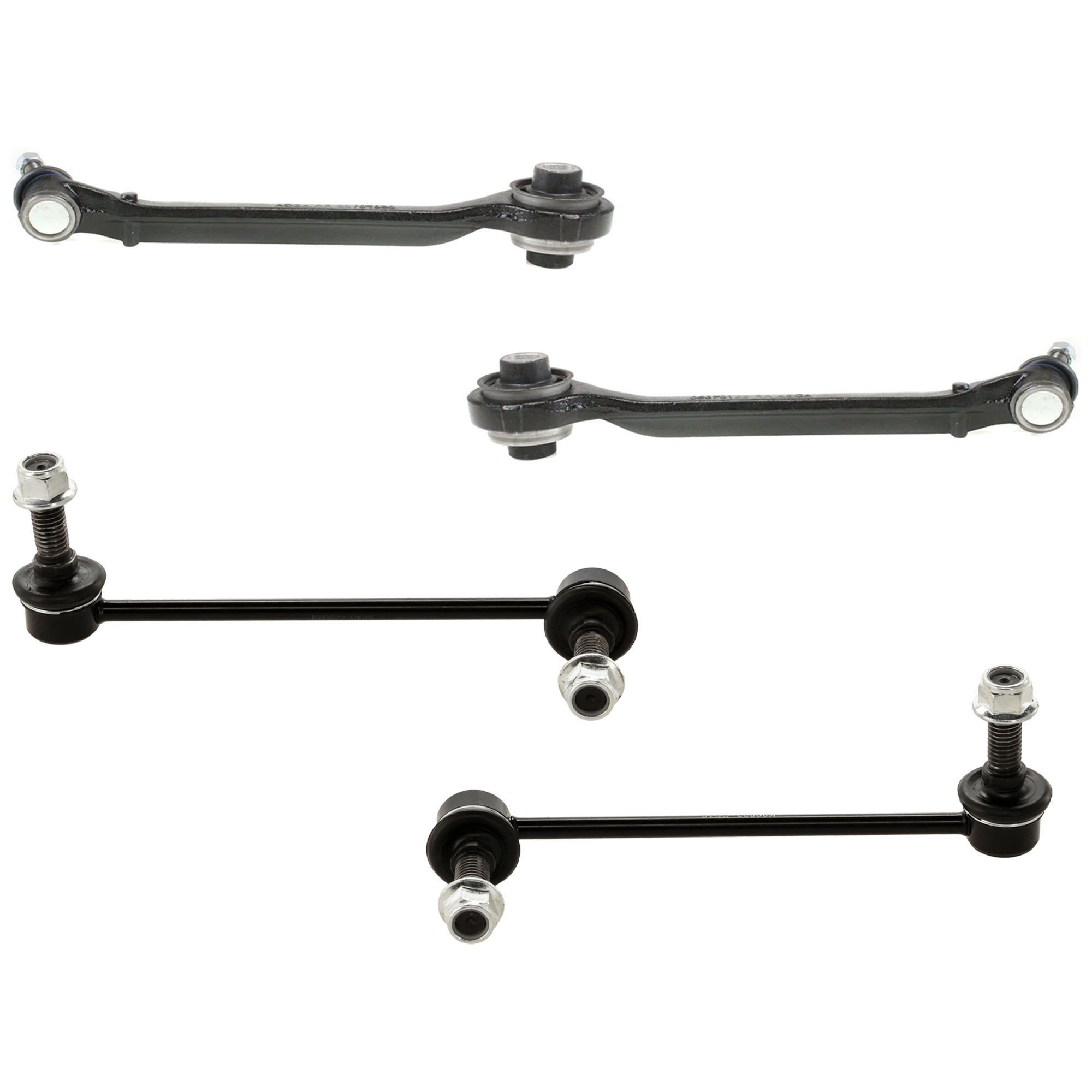 AM CHRYSLER 300-05-14 FRONT CONTROL ARM RH AND LH Lower Forward w ball joint s 4 pc Kit with Sway Bar Link SKU KIT 072324 C465 OEM 4782612AC 4782612AD 5180606AA