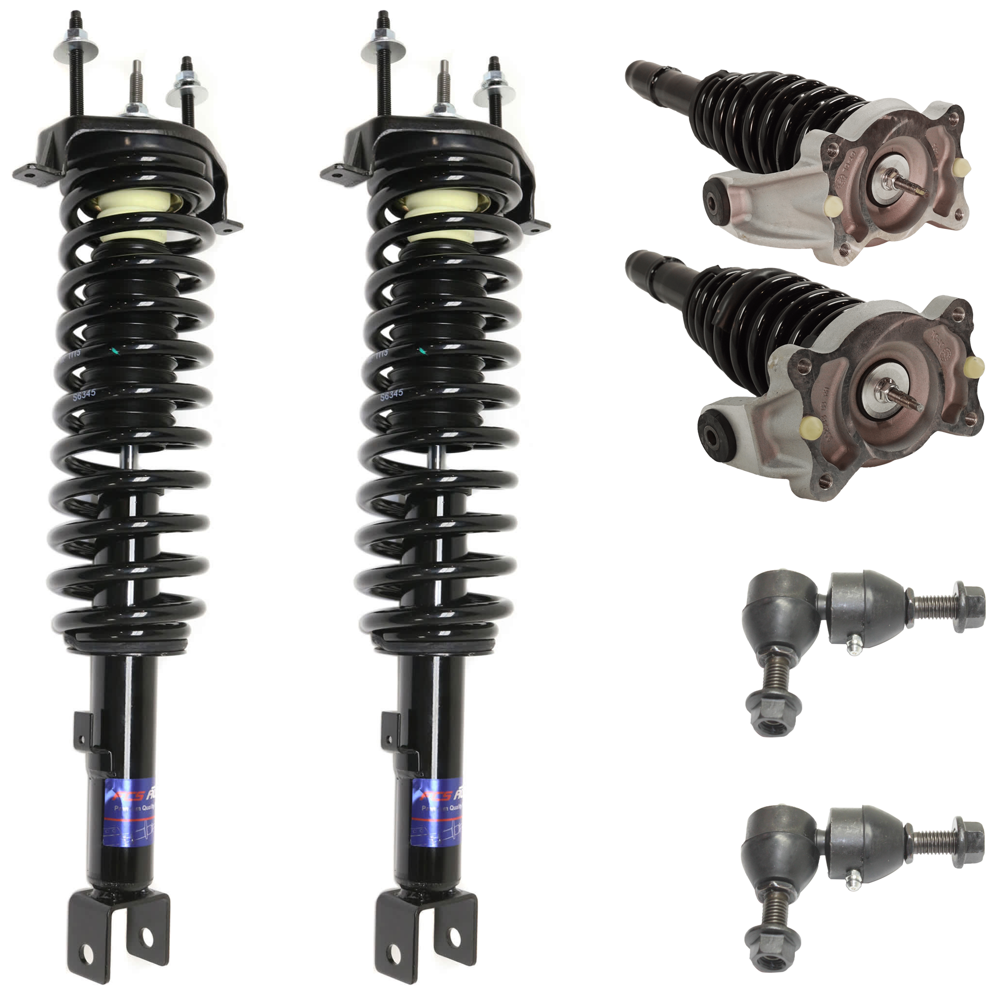 AM SEBRING 01-06 FRONT AND REAR FULLY LOADED STRUT RH AND LH 6 pc kit w Sway Bar Link SKU KIT 072324 C479 OEM 11651-811081-816186-92140324-1