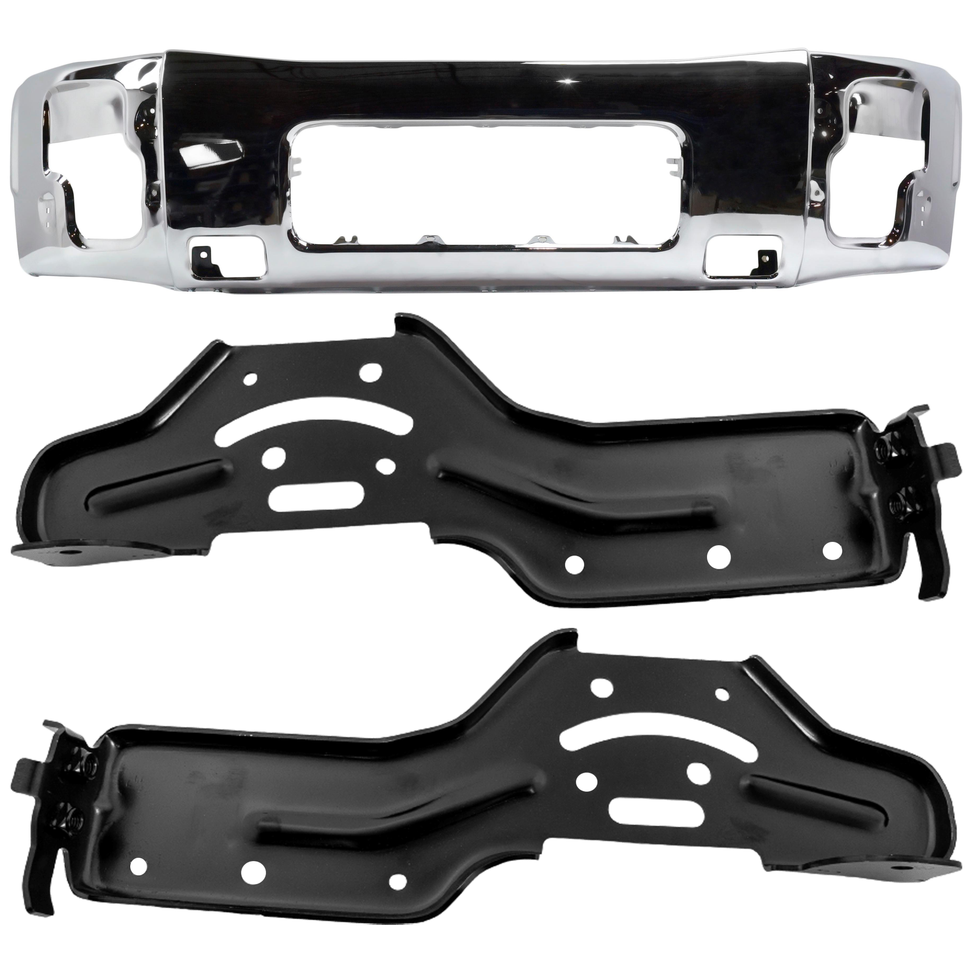 AM ARMADA 05-07 TITAN 04-07 FRONT BUMPER 3 pc kit w Bumper Bracket SKU KIT 072324 C548 Partslink NI1002136 NI1067130 NI1066130 OEM 62022ZR08A 62214ZJ00A 62215ZJ0
