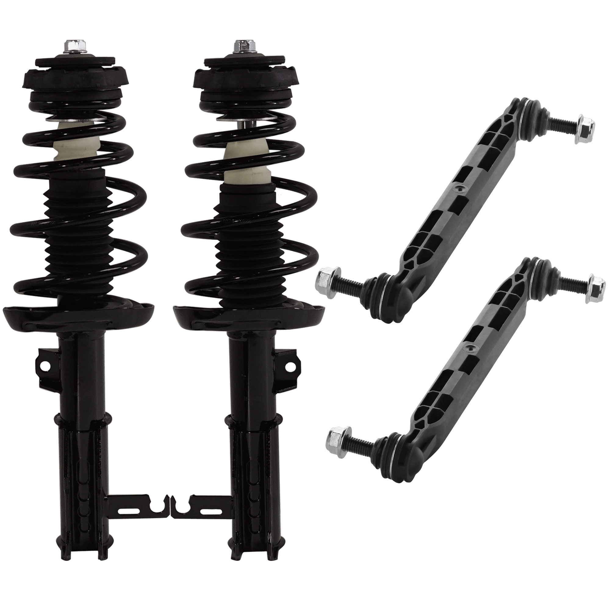 AM REGAL 12-16 FULLY LOADED STRUT 4 pc Kit with Sway Bar Link SKU KIT 072324 C572 OEM G52435-23125724-172184-810092