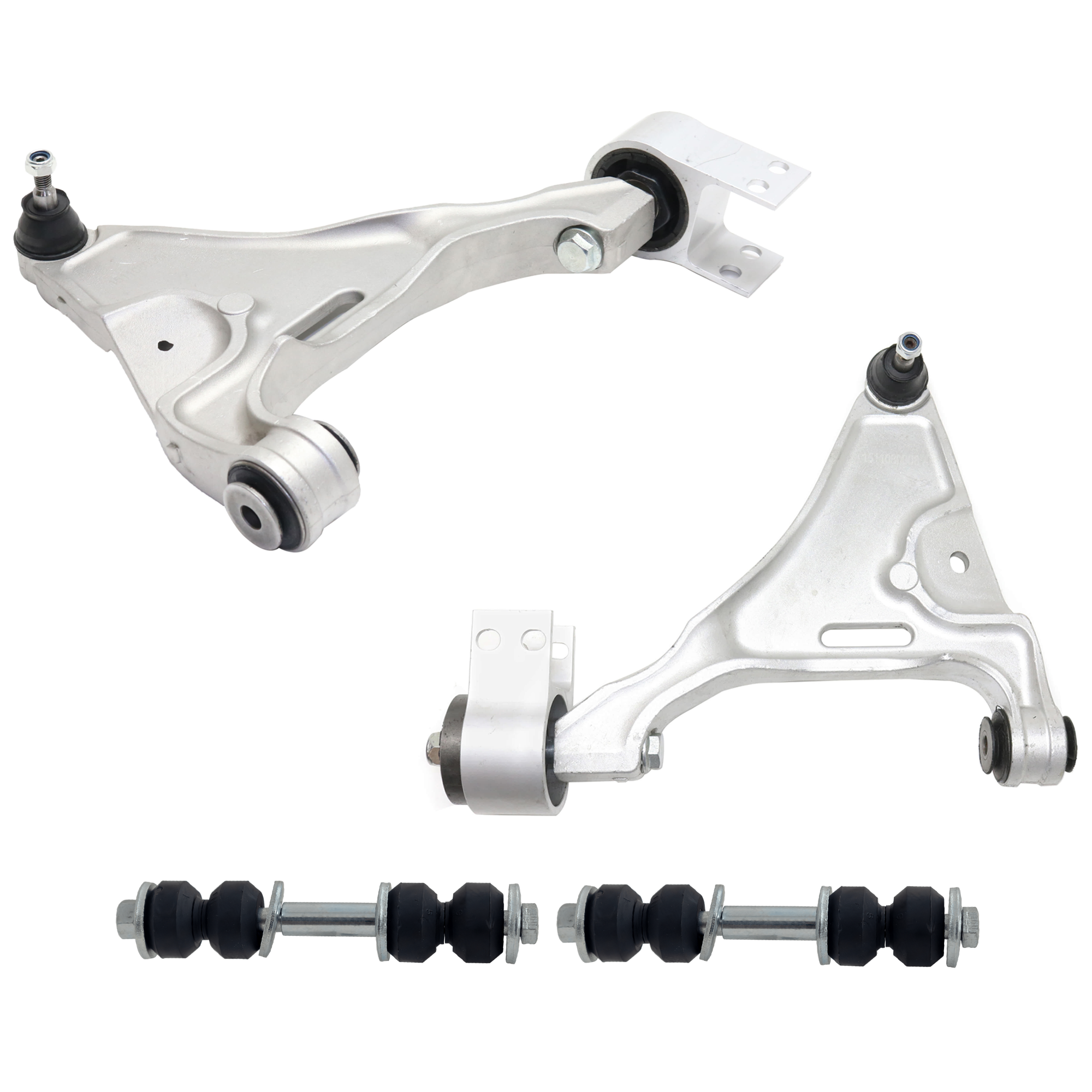 AM LUCERNE DTS 06-11 FRONT CONTROL ARM RH AND LH Lower w ball joint s 4 pc Kit with Sway Bar Link SKU KIT 072324 C645 OEM 15939599-15939600-684011-26520
