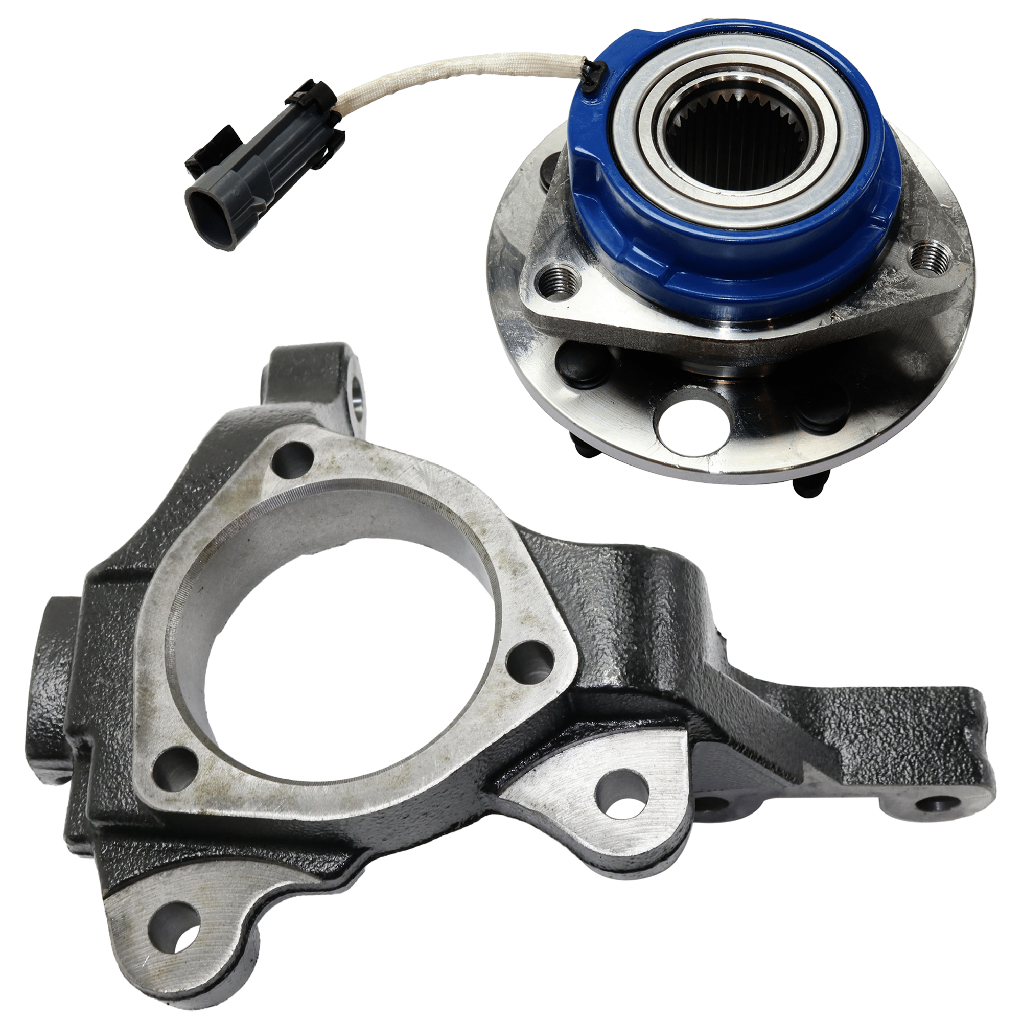 AM VENTURE 97-05 IMPALA LIMITED 14-16 FRONT KNUCKLE RH Steering 2 pc kit with Wheel Hub SKU KIT 072324 C777 OEM 23127630-88964168