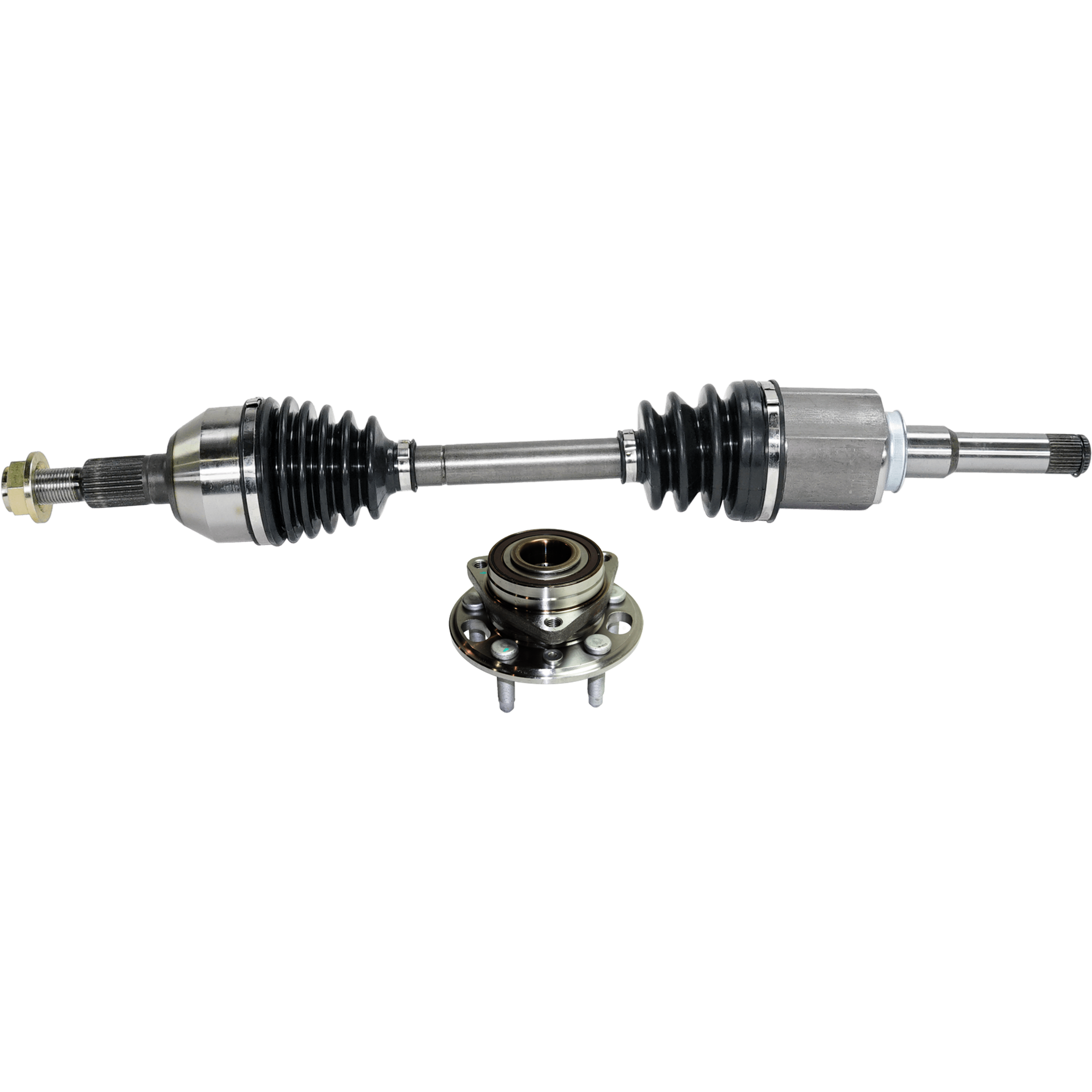AM EQUINOX 10-17 CV AXLE ASSEMBLY 2 pc Kit with Wheel Hub SKU KIT 072324 C779 OEM 91258036-94508502