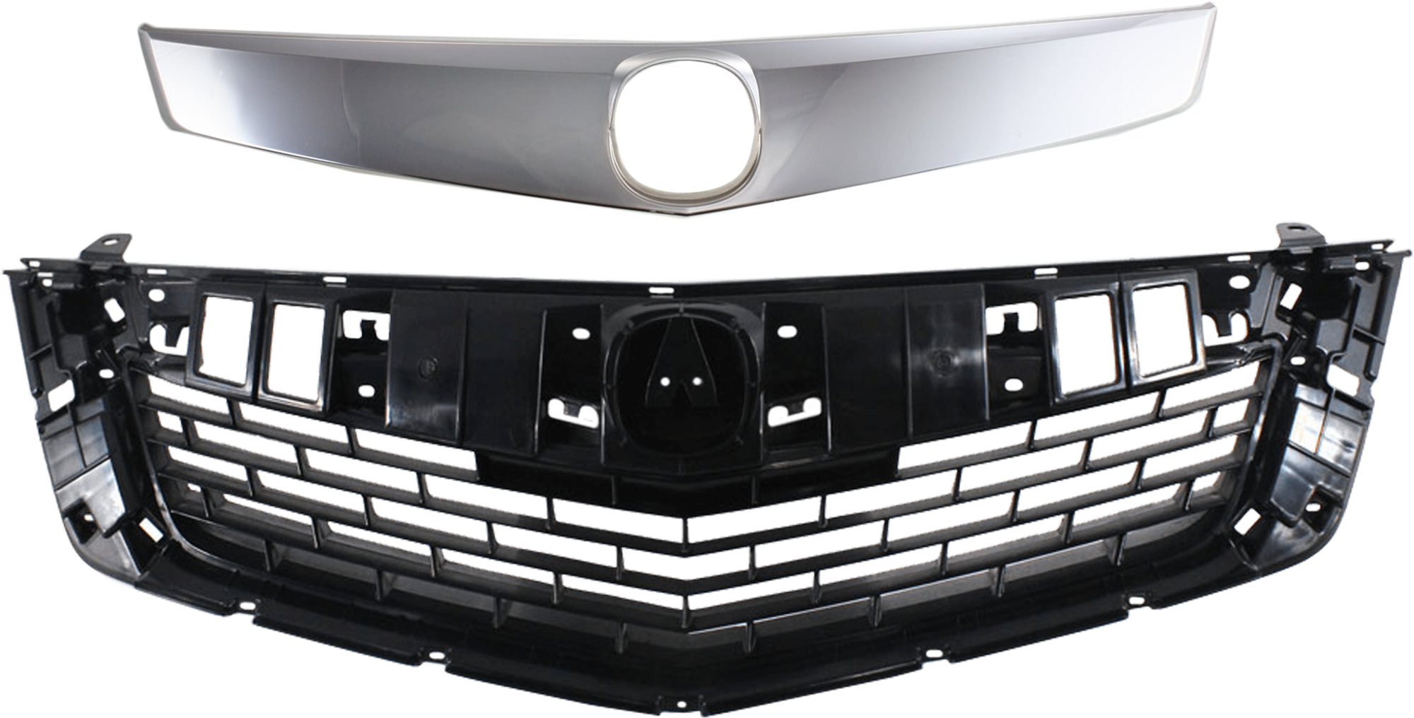 AM Grille Assembly SKU KIT 072324 C792 Partslink AC1200113 AC1217101 OEM 71121TL2A00-71122TL2305-71122T