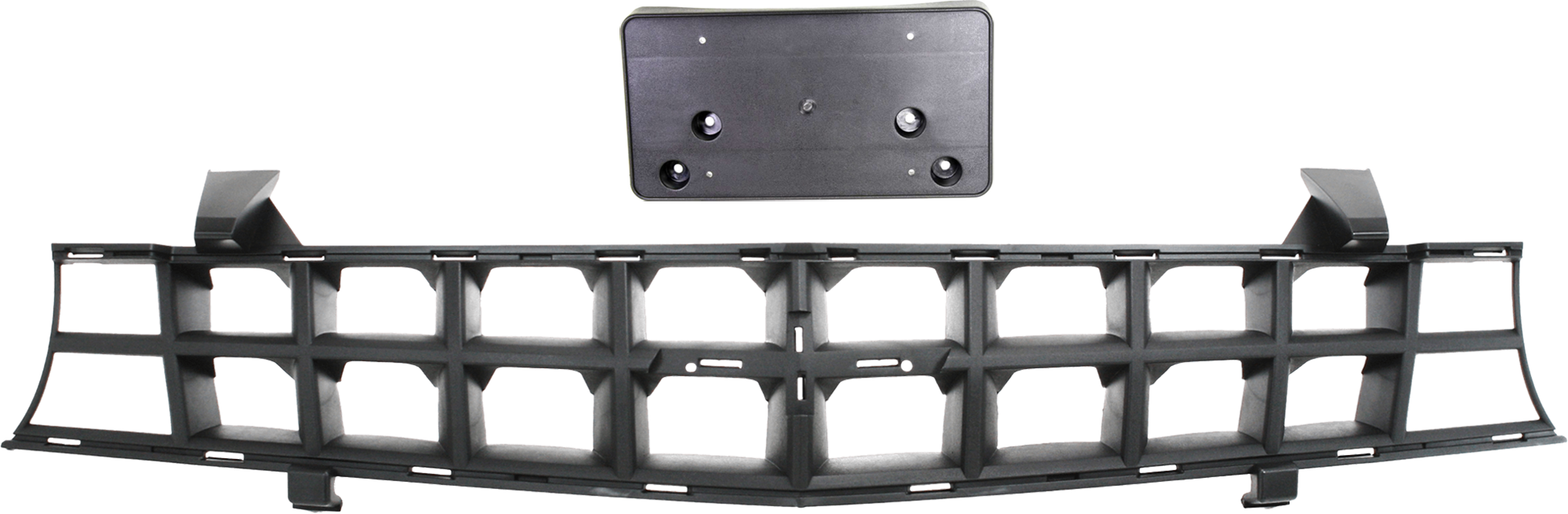AM CAMARO 10-13 GRILLE 2 pc Kit Textured Black Shell and Insert LS LT Models 13 w o Hot Wheels Pkg SKU KIT 072324 C831 Partslink GM1200620 GM1068127 OEM 92243533-92218025