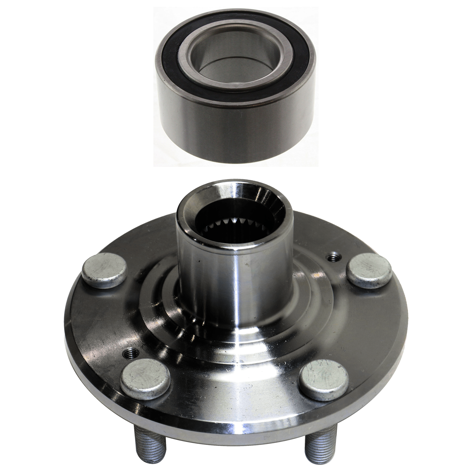 AM ACCORD 98-02 ELEMENT 03-11 FRONT OR REAR HUB ASSEMBLY 5 Studs 5 x 4.5 in. Bolt Pattern 2 pc kit with Wheel Bearing SKU KIT 072324 C866